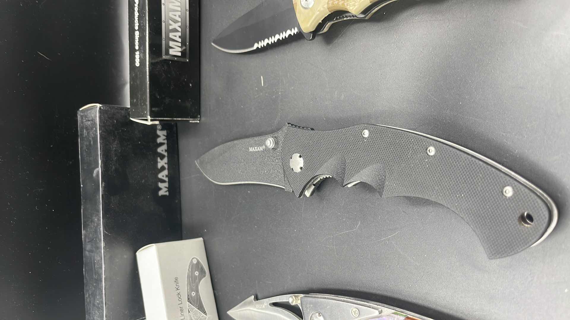 Photo 2 of 3 PC MAXAM FOLDABLE KNIFE SET