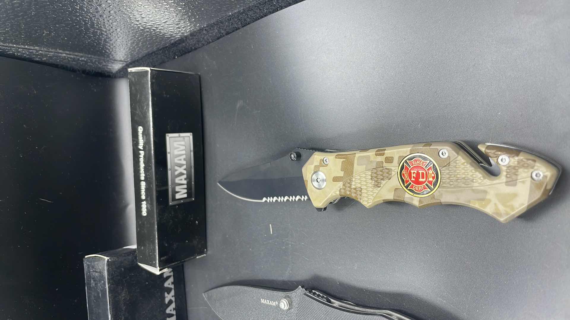 Photo 1 of 3 PC MAXAM FOLDABLE KNIFE SET