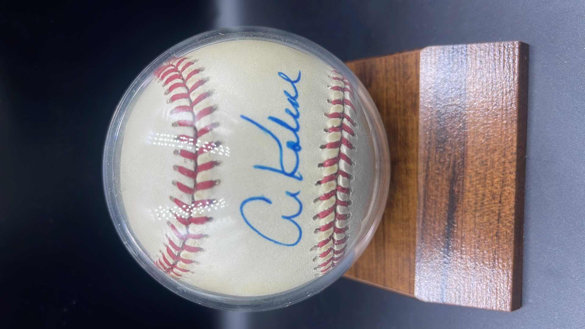 Photo 1 of AL KALINE AUTOGRAPHED HOF BASEBALL