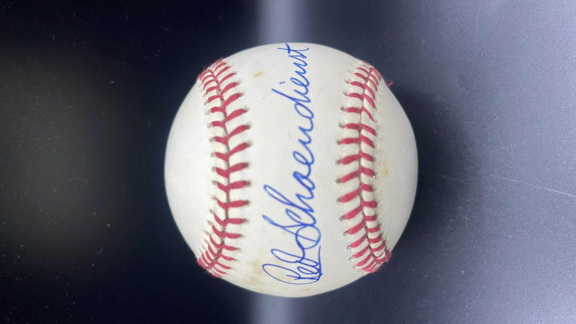 Photo 1 of RED SCHOENDIENST AUTOGRAPHED BASEBALL HOF