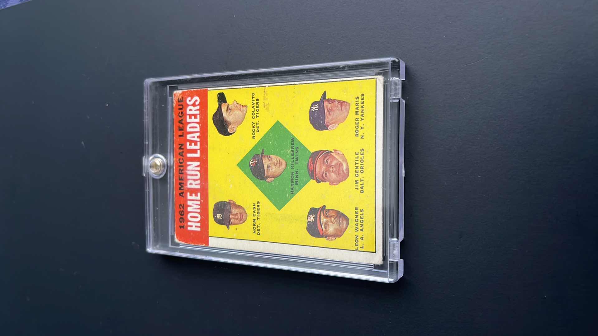 Photo 1 of 1963 ROGER MARIS & HARMON KILLERBREW TOPPS CARD 4