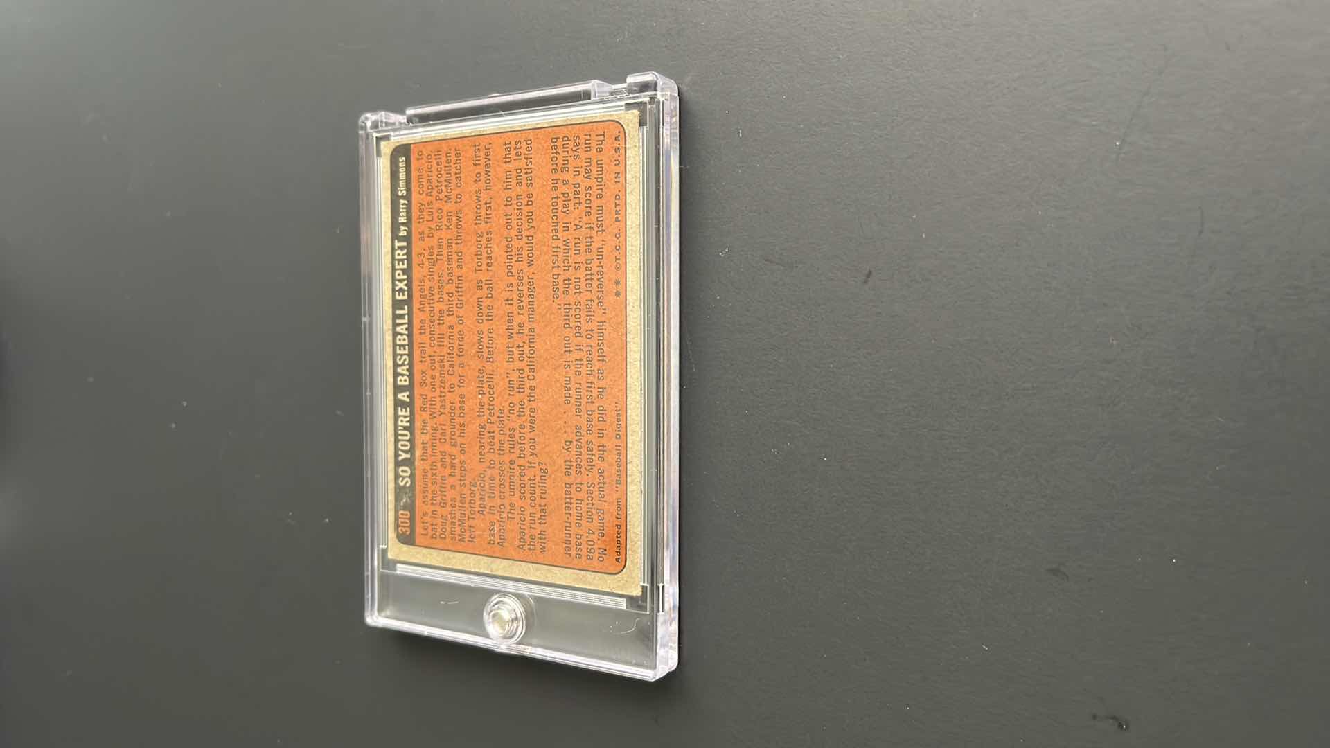 Photo 2 of 1972 HANK AARON TOPPS CARD 300