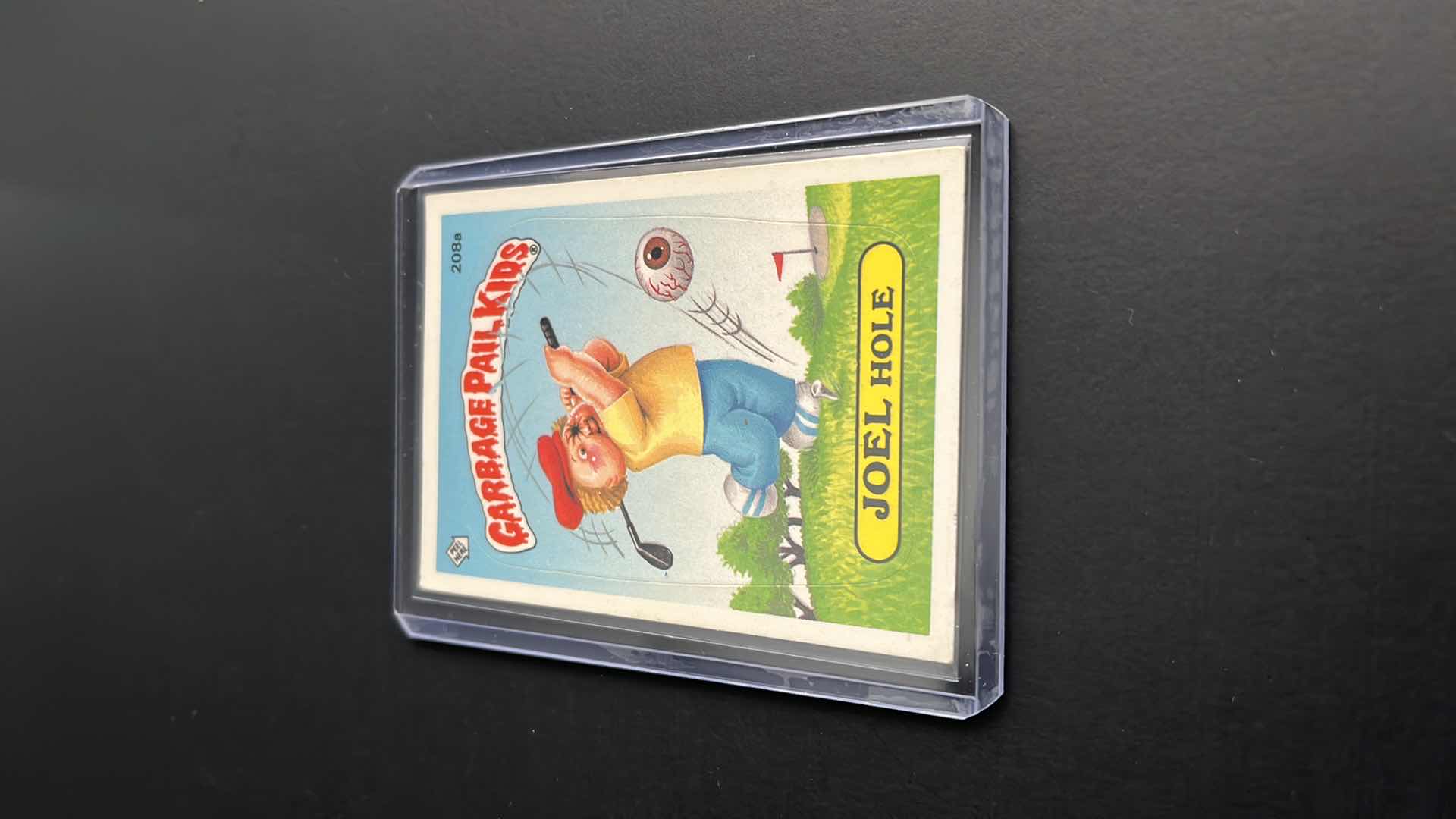 Photo 1 of 1986 GARBAGE PAIL KIDS JOEL HOLE TOPPS CARD 208A