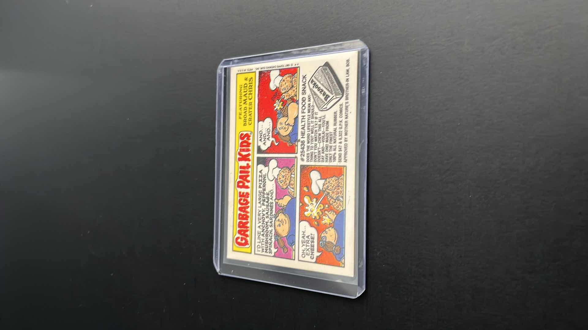 Photo 1 of 1987 GARBAGE PAIL KIDS LEATHER HEATHER TOPPS CARD 326A