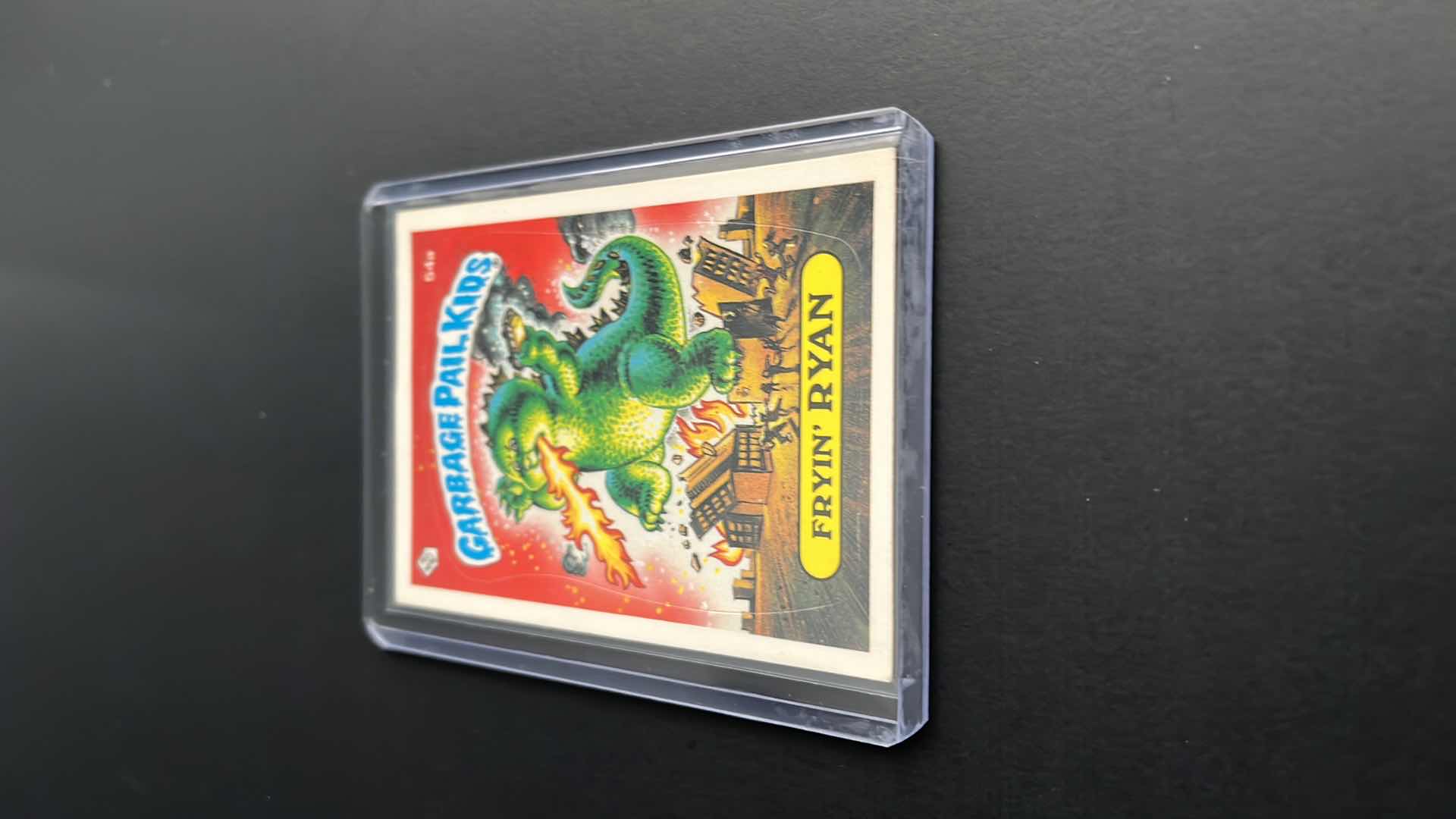 Photo 1 of RARE 1985 GARBAGE PAIL KIDS FRYIN RYAN TOPPS CARD 54A