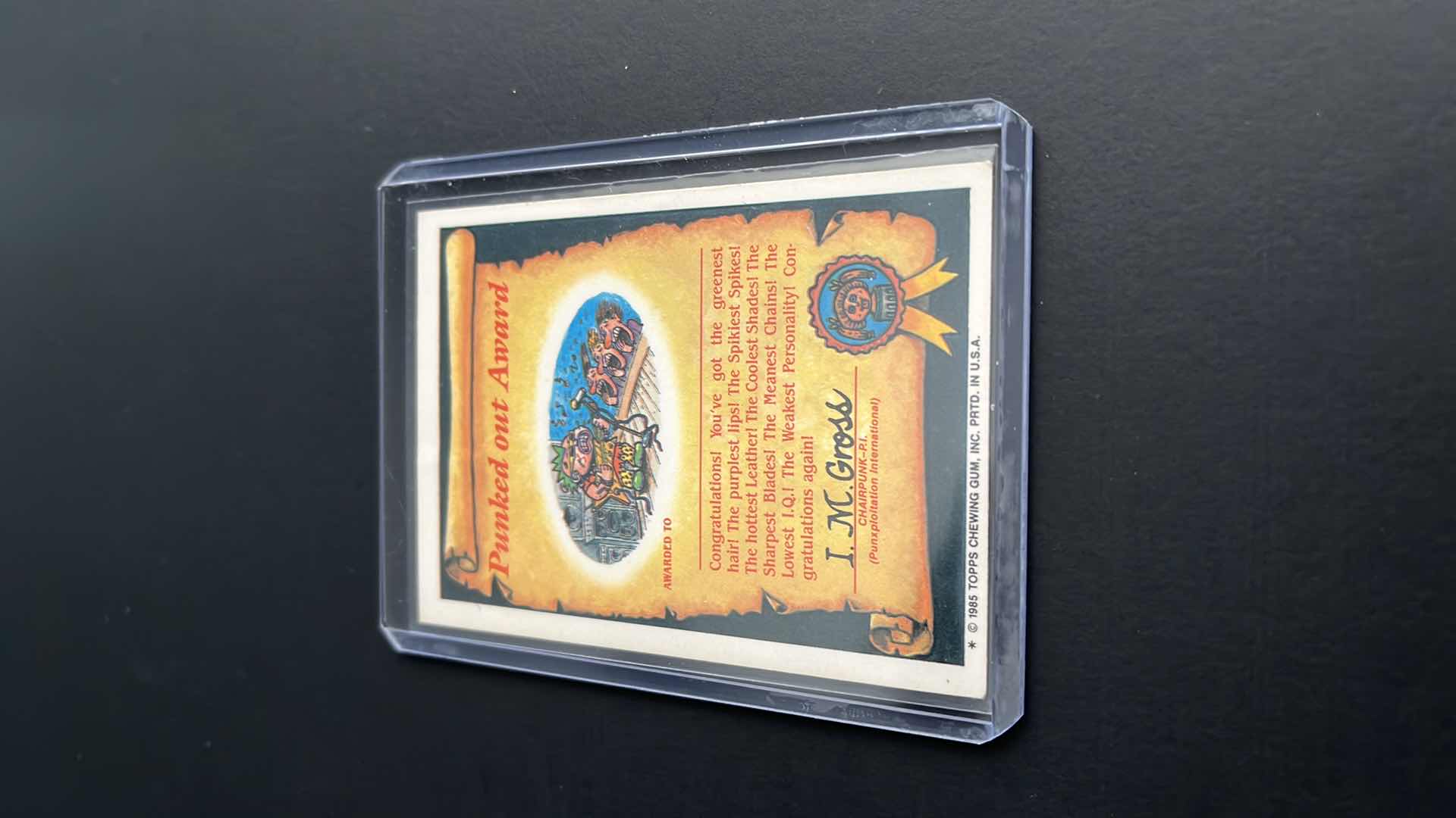 Photo 3 of 1985 GARBAGE PAIL KIDS LEAKY LINDSAY TOPPS 45A