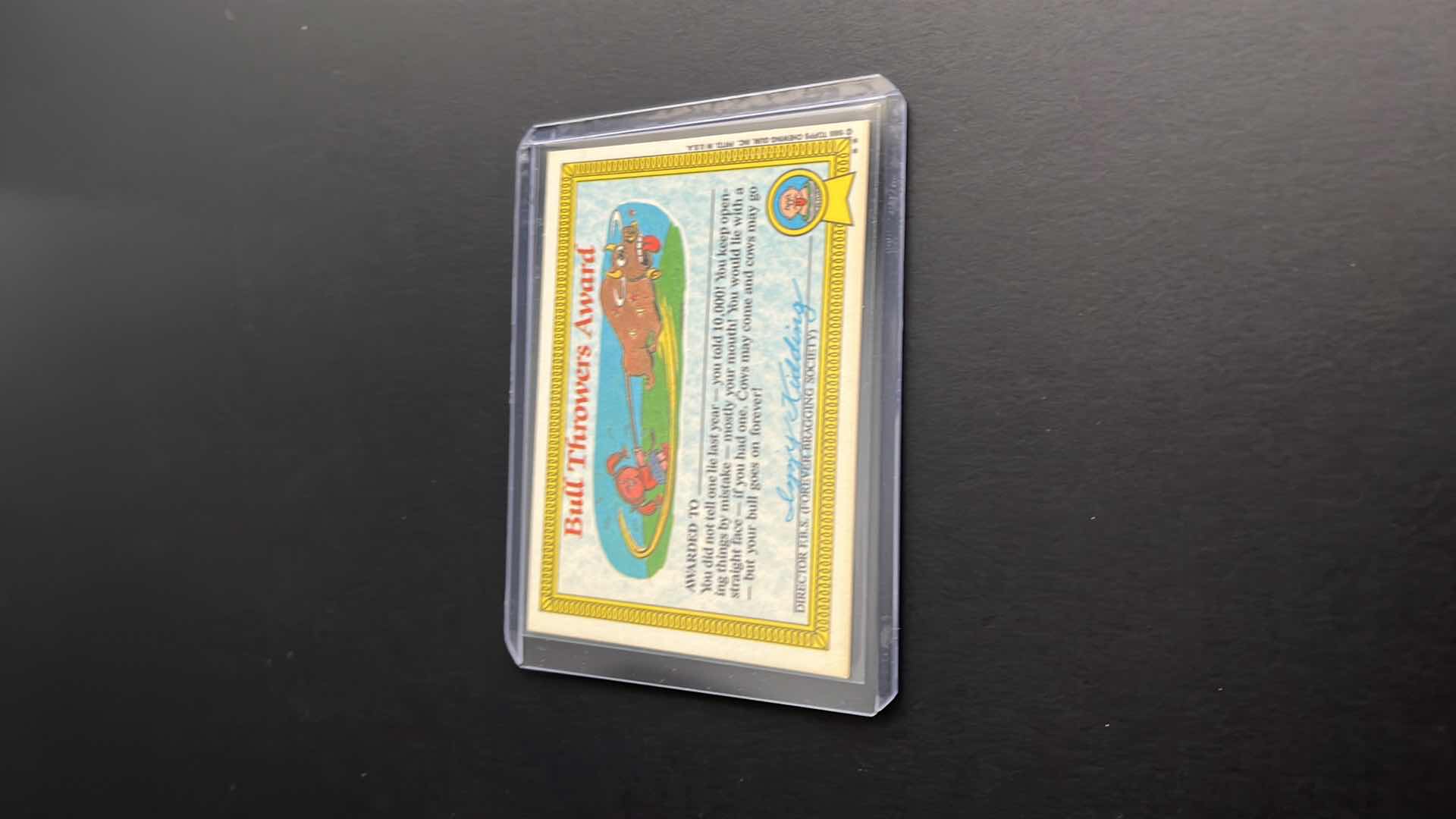 Photo 1 of 1985 GARBAGE PAIL KIDS LOONY LENNY TOPPS CARD 17B