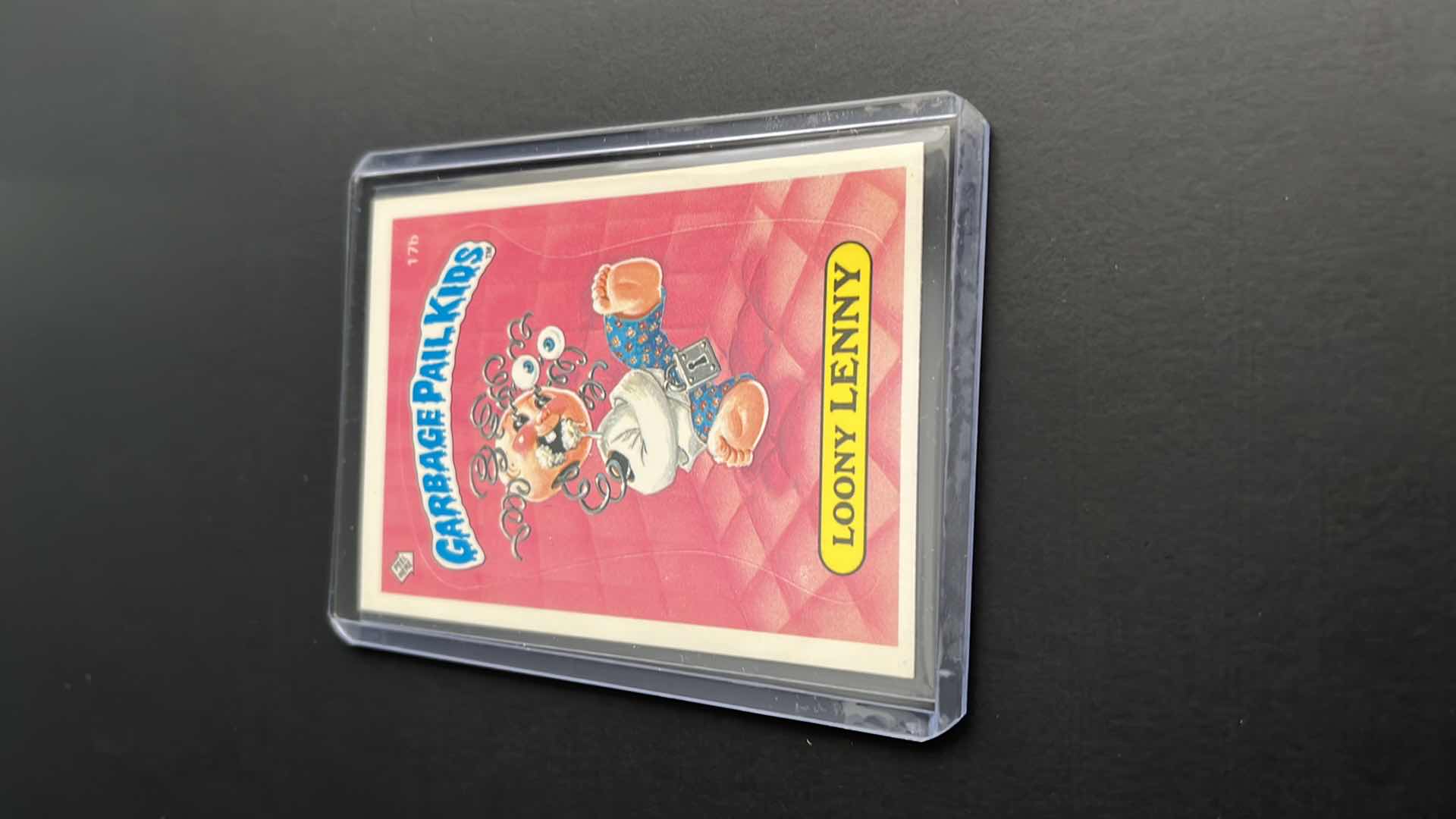 Photo 1 of 1985 GARBAGE PAIL KIDS LOONY LENNY TOPPS CARD 17B