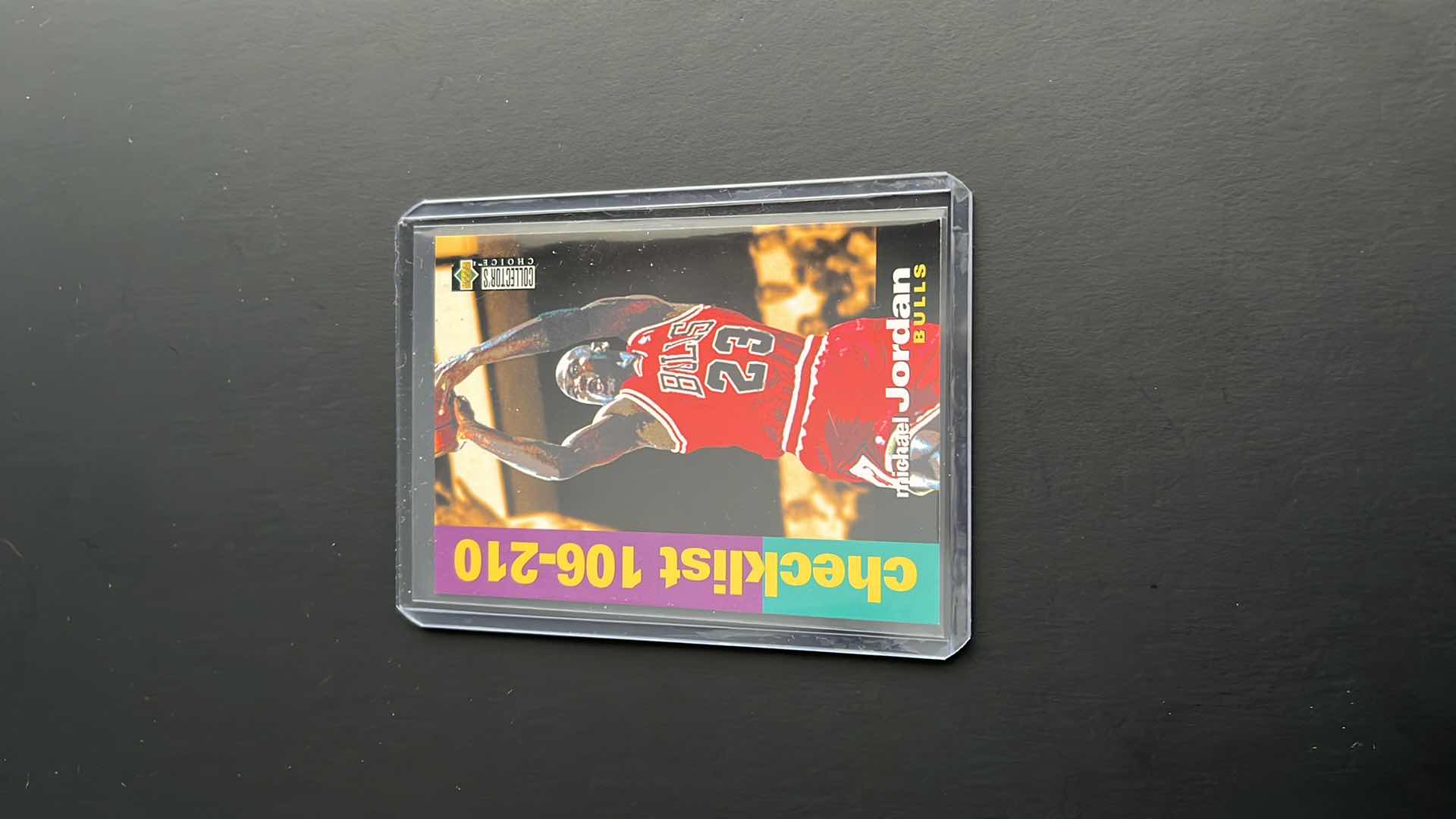 Photo 1 of 1995 MICHAEL JORDAN UPPER DECK CARD COLLECTOR'S CHOICE CARD 210