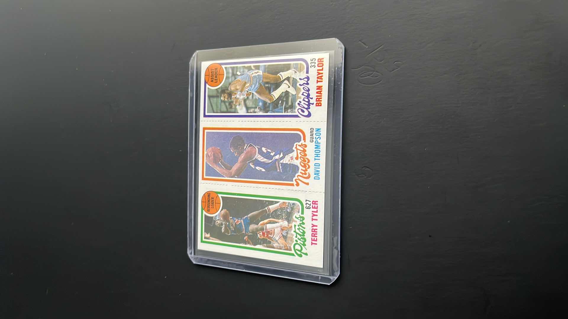 Photo 1 of 1980 TERRY TYLER, DAVID THOMPSON, & BRIAN TAYLOR TOPPS CARDS