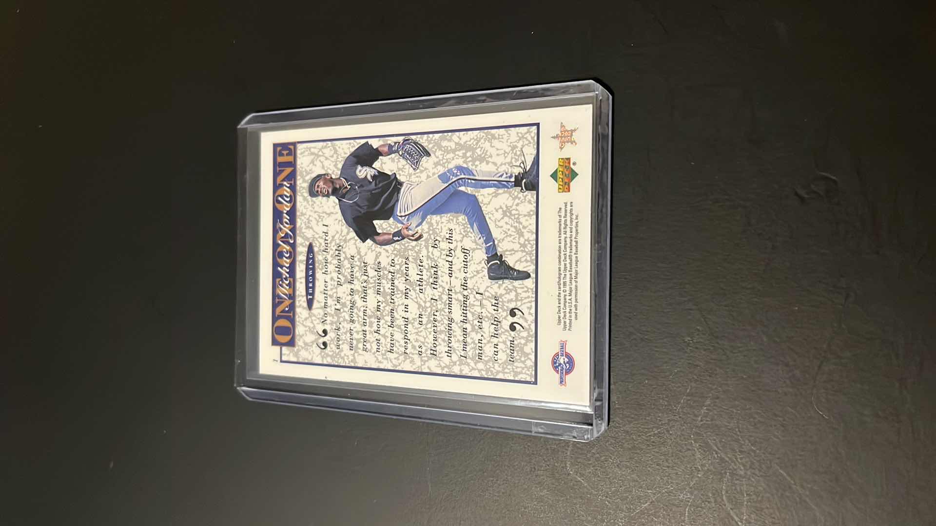 Photo 1 of 1995 MICHAEL JORDAN MLB UPPER DECK CARD 10
