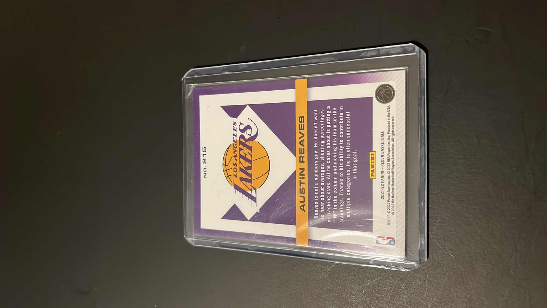 Photo 1 of 2021 AUSTIN REAVES PANINI RECON ROOKIE CARD 215