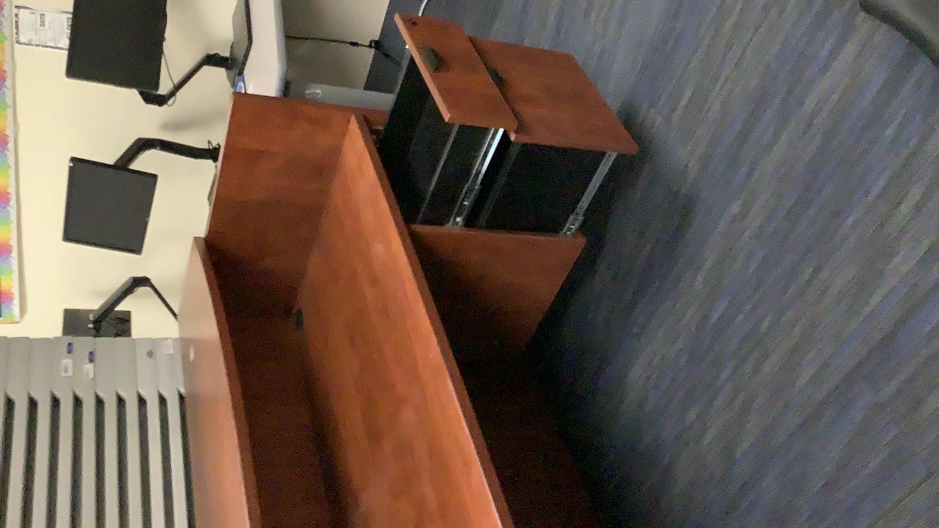 Photo 1 of RECEPTION BOW-FRONT DESK IN CHERRY 71”x 30” H 42”