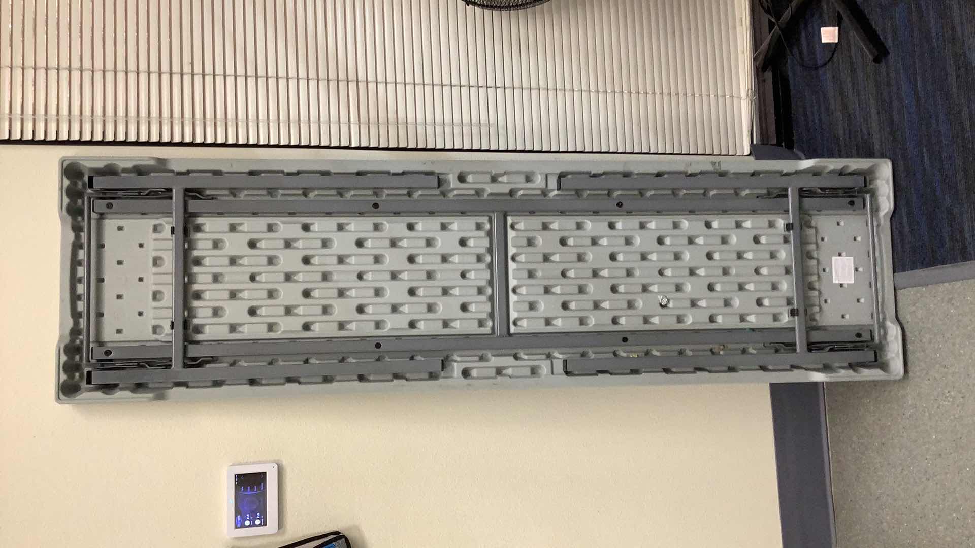 Photo 1 of MULTIPURPOSE FOLDING TABLE 71”X 20” H29” 