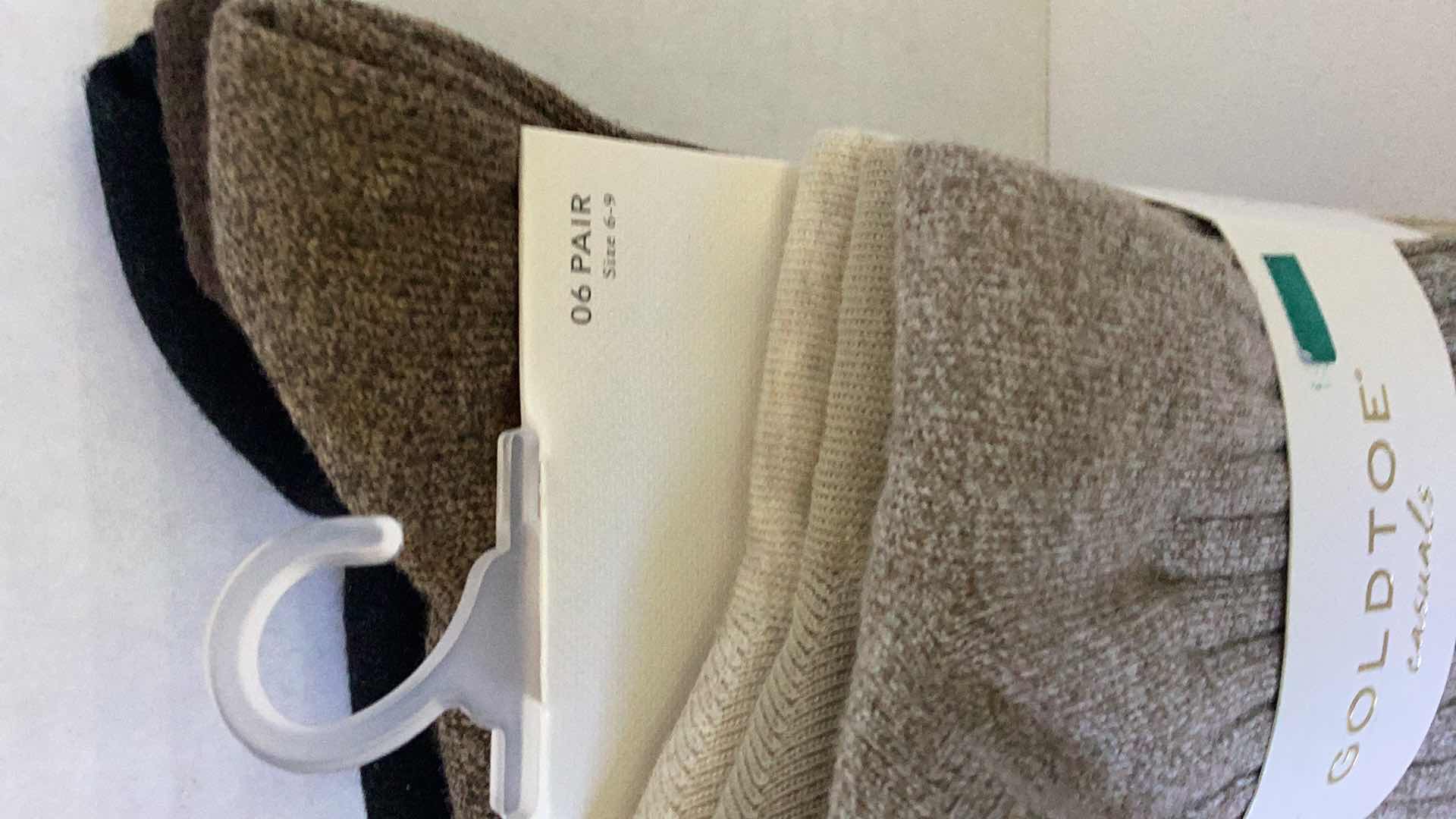 Photo 1 of NEW GOLDTOE 6 PAIRS SOCKS