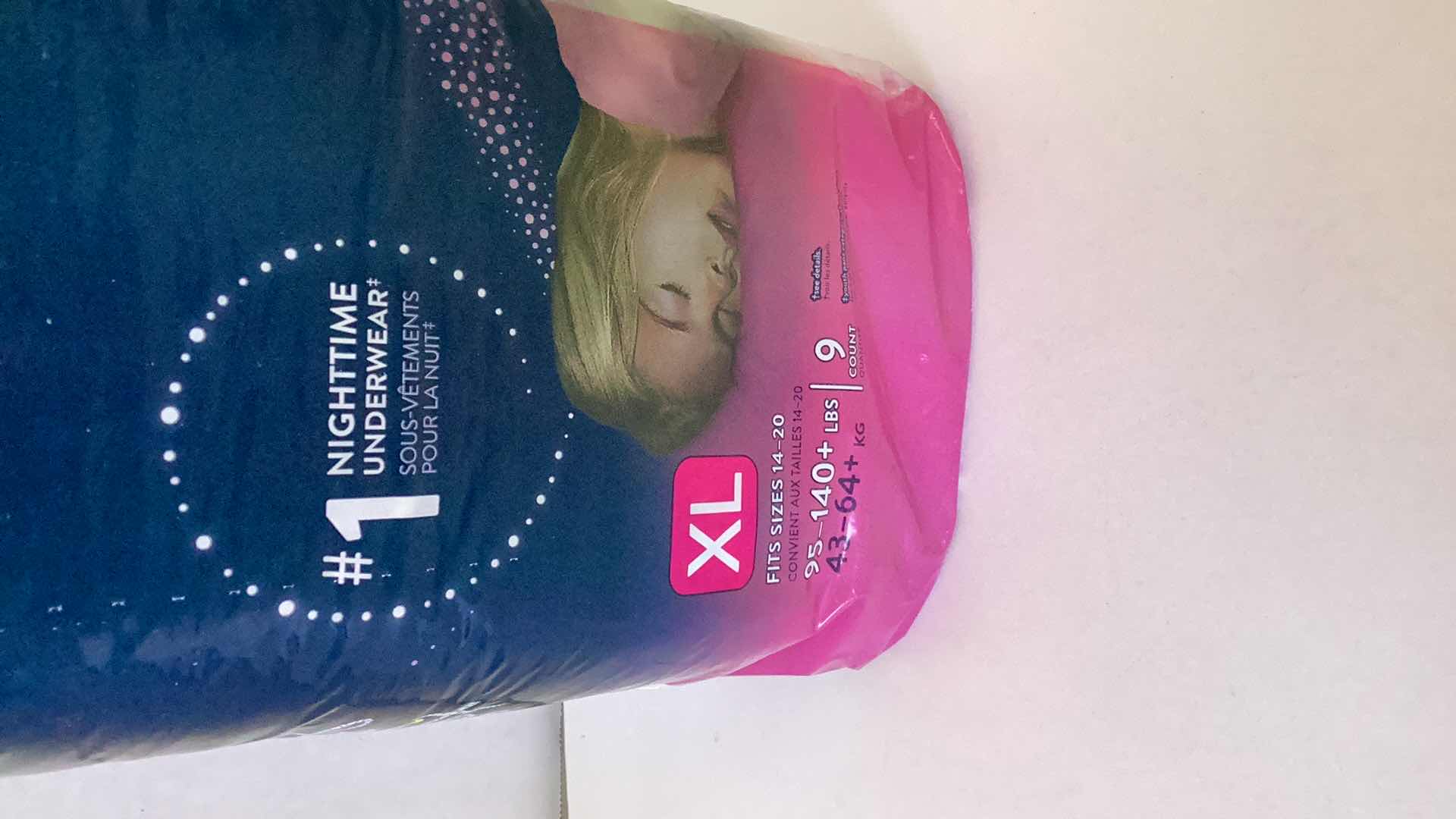 Photo 1 of GOODNITES WOMEN UNDERWEAR SIZE XL