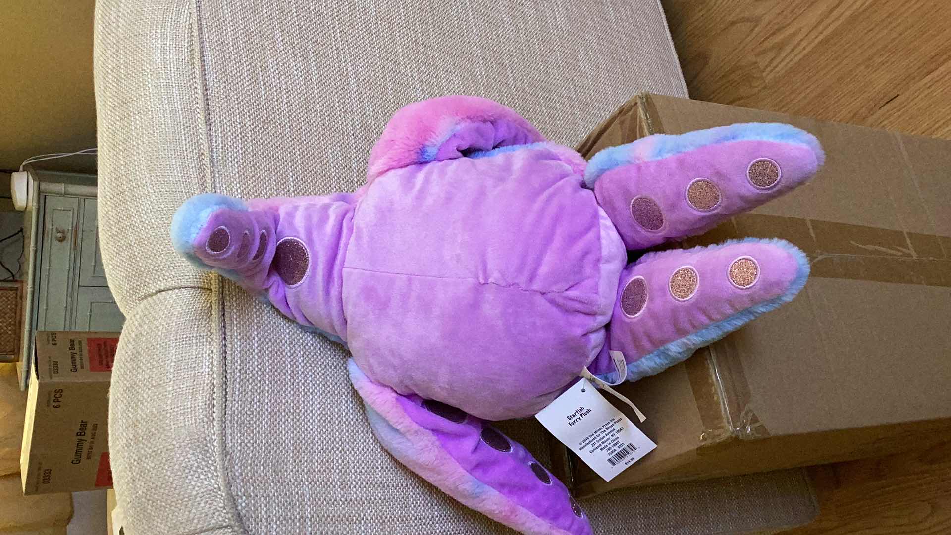 Photo 1 of NEW 3 PCS STARFISH FURRY PLUSH TOYS