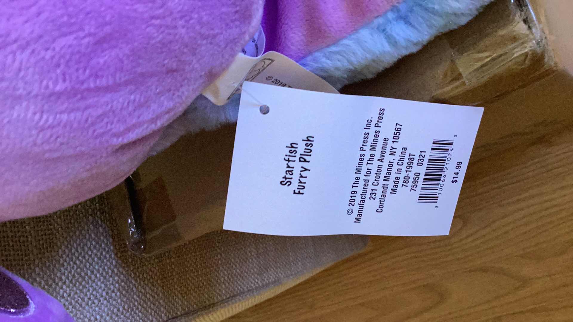 Photo 1 of NEW 3 PCS STARFISH FURRY PLUSH TOYS