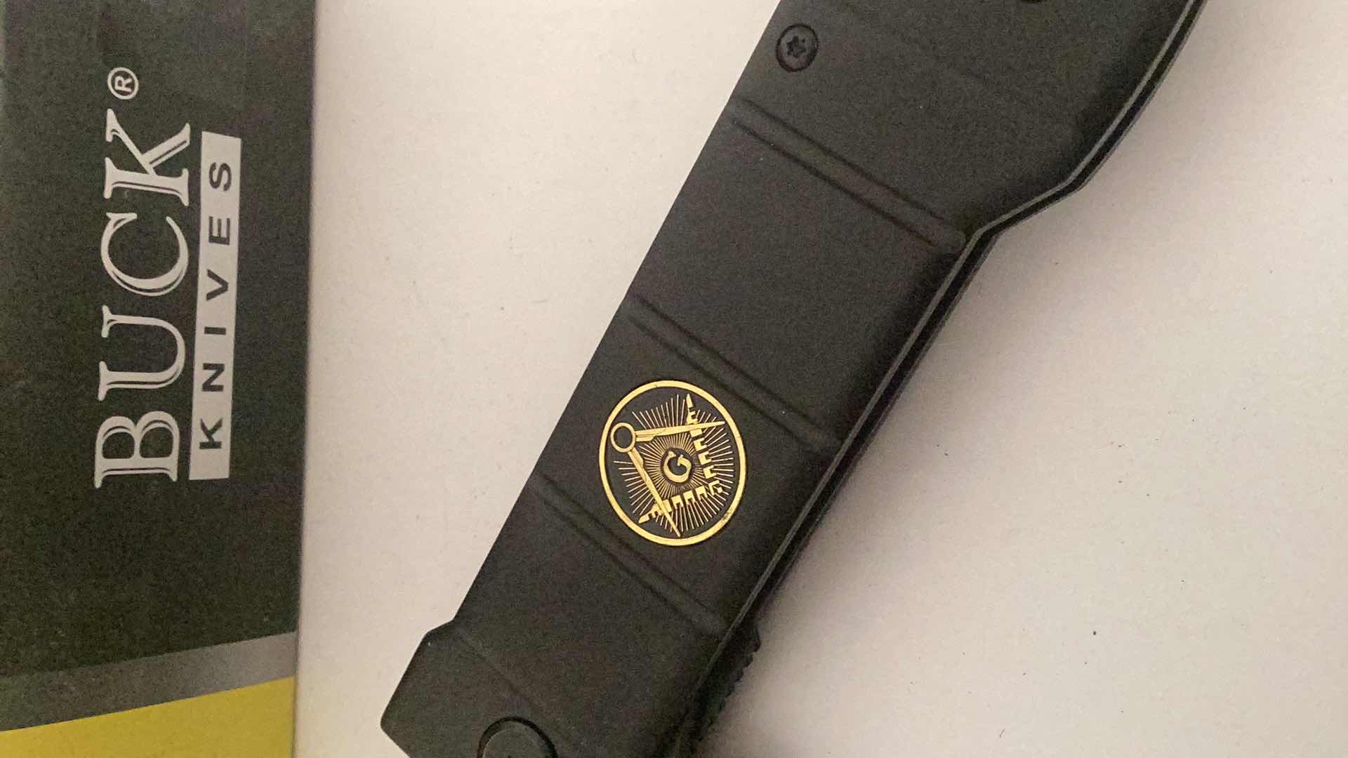 Photo 1 of BUCK MASONIC TEMPLE KNIFE