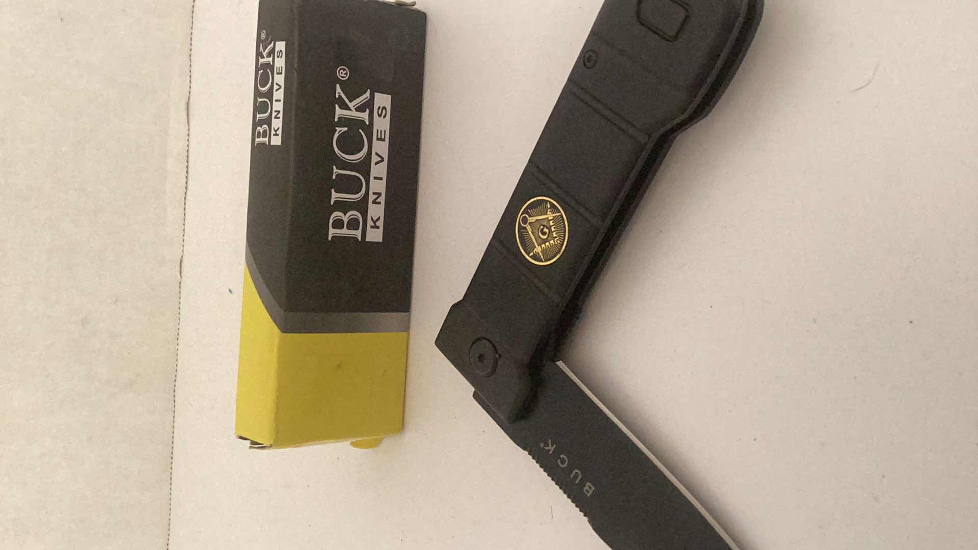 Photo 1 of BUCK MASONIC TEMPLE KNIFE