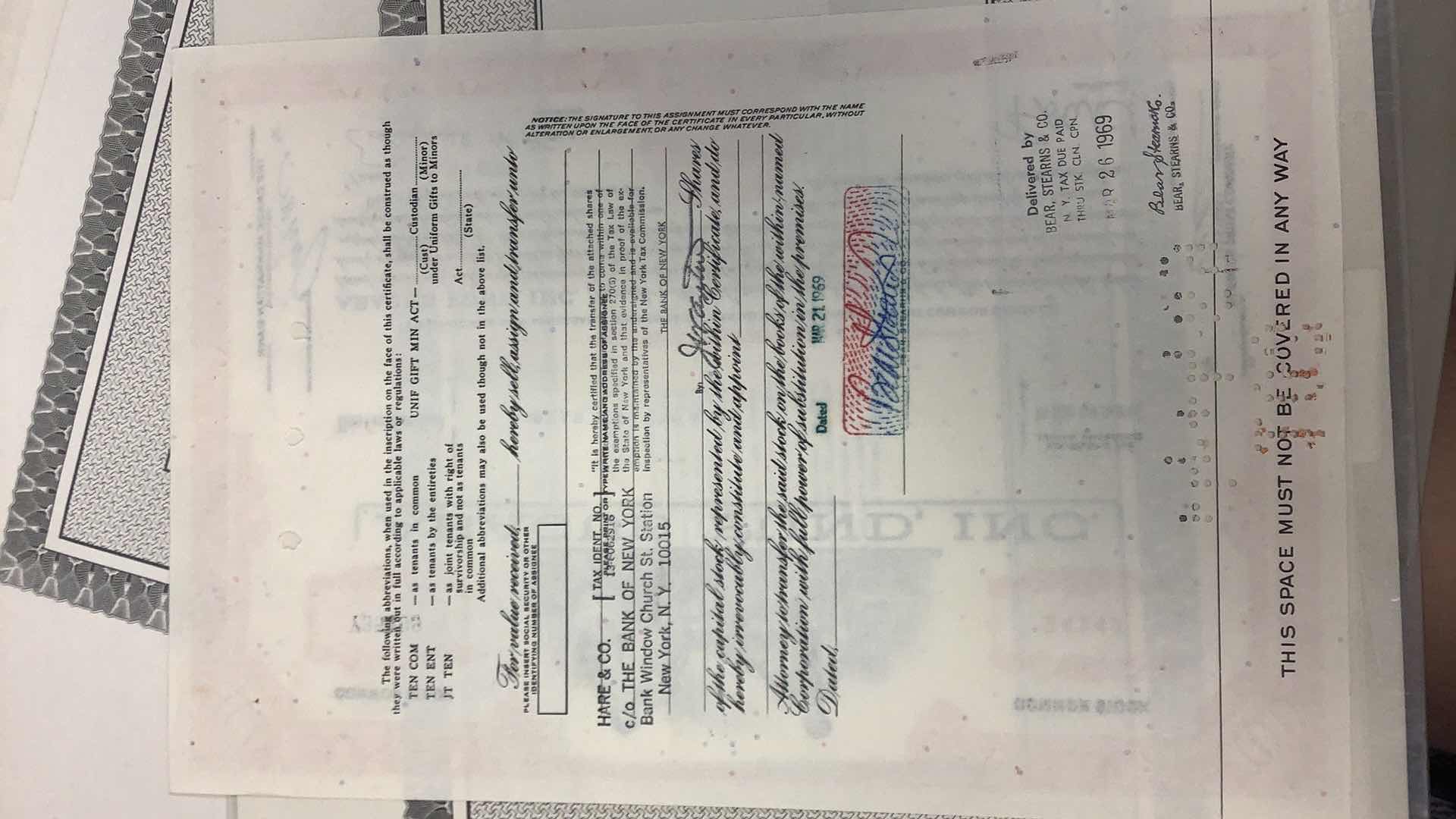 Photo 1 of FRANKLIN MINT, VINTAGE ABACUS AND RAYETTE-FABERGE INC 100 SHARES