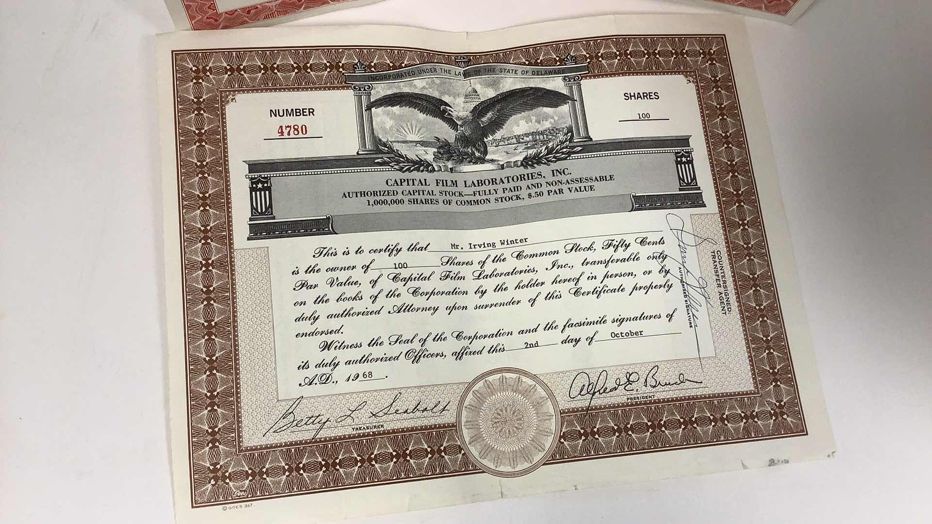 Photo 6 of 5 VINTAGE ASSORTED COMPANIES SHARES