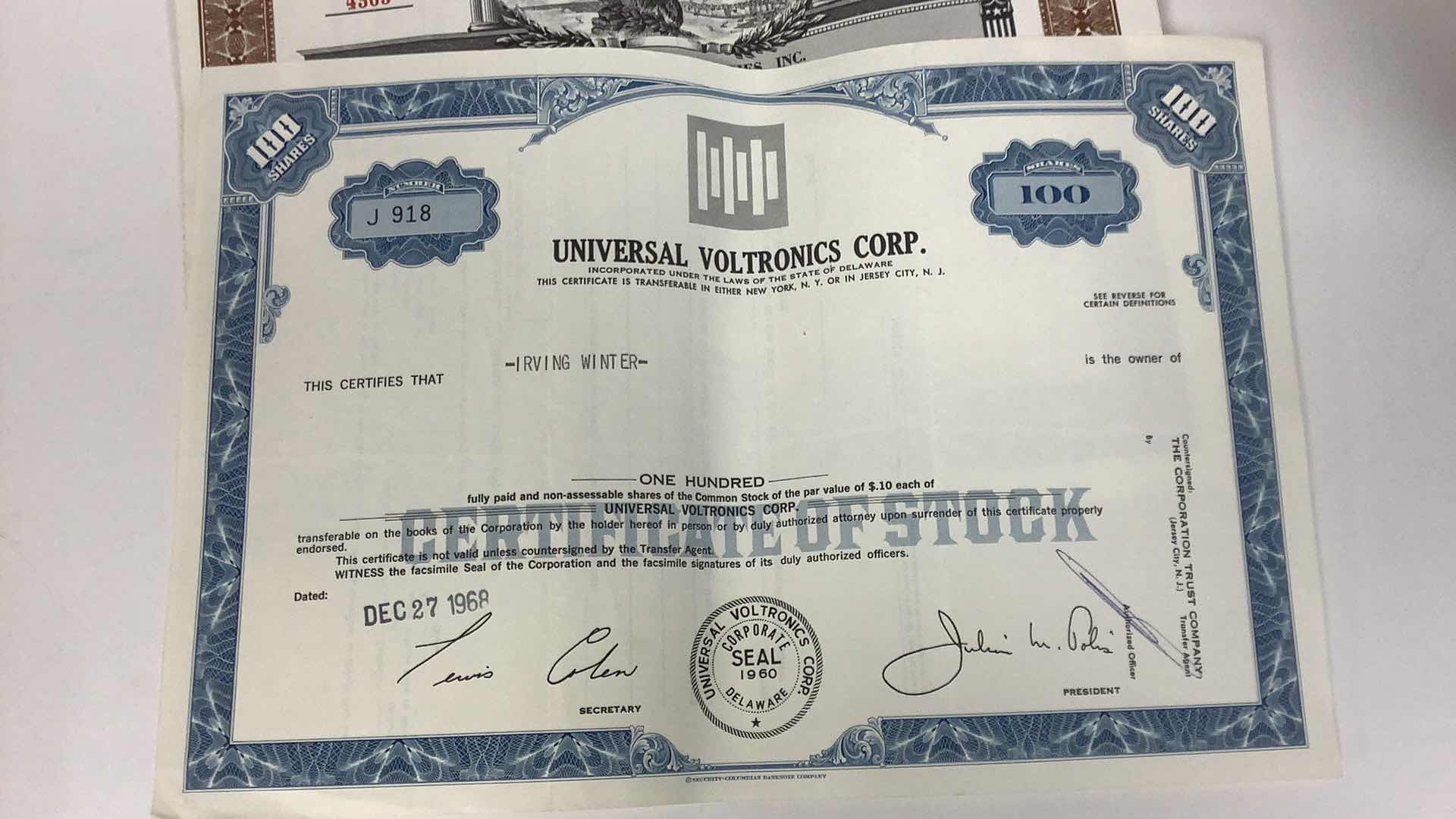 Photo 4 of 5 VINTAGE ASSORTED COMPANIES SHARES