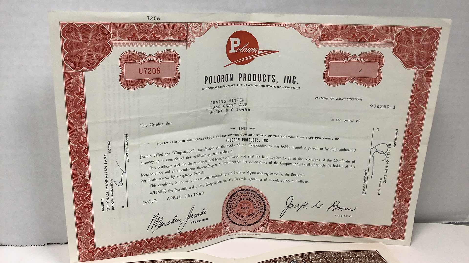 Photo 2 of 5 VINTAGE ASSORTED COMPANIES SHARES