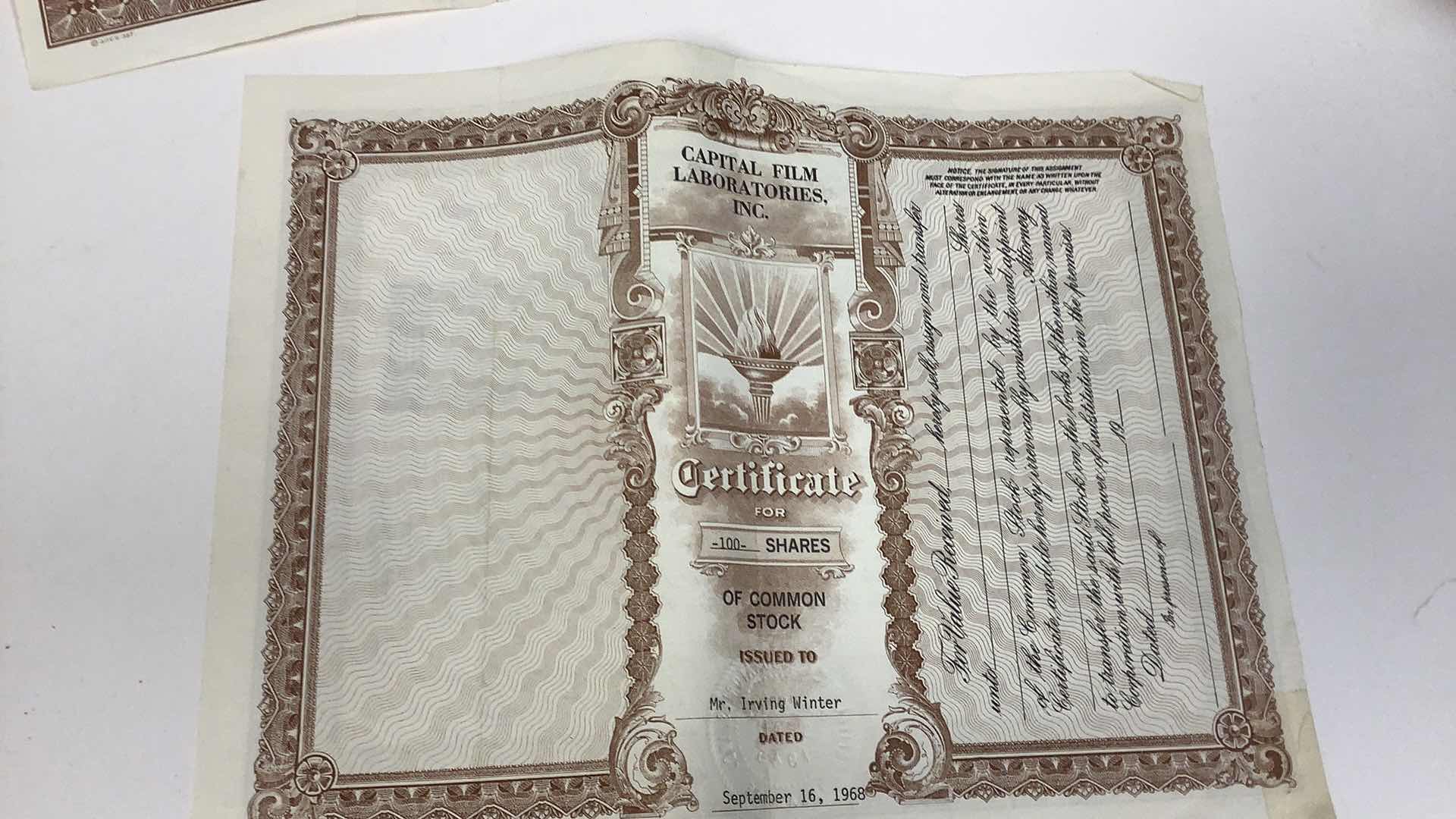 Photo 7 of 5 VINTAGE ASSORTED COMPANIES SHARES