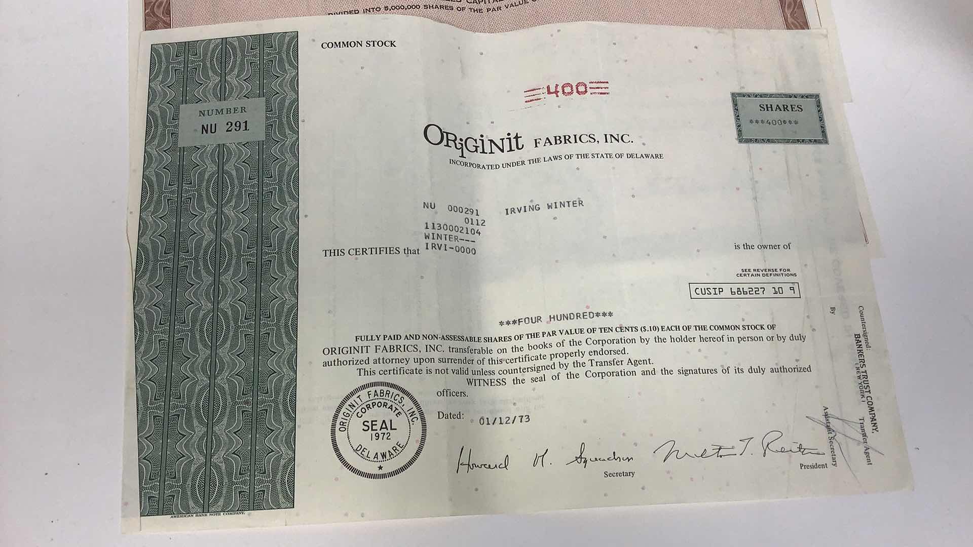 Photo 4 of 5 VINTAGE ASSORTED COMPANIES SHARES