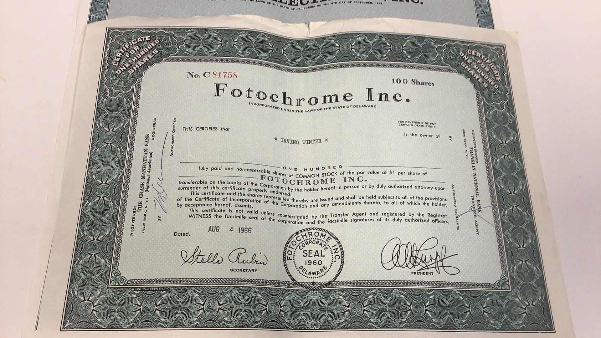 Photo 1 of 6 VINTAGE ASSORTED COMPANIES SHARES