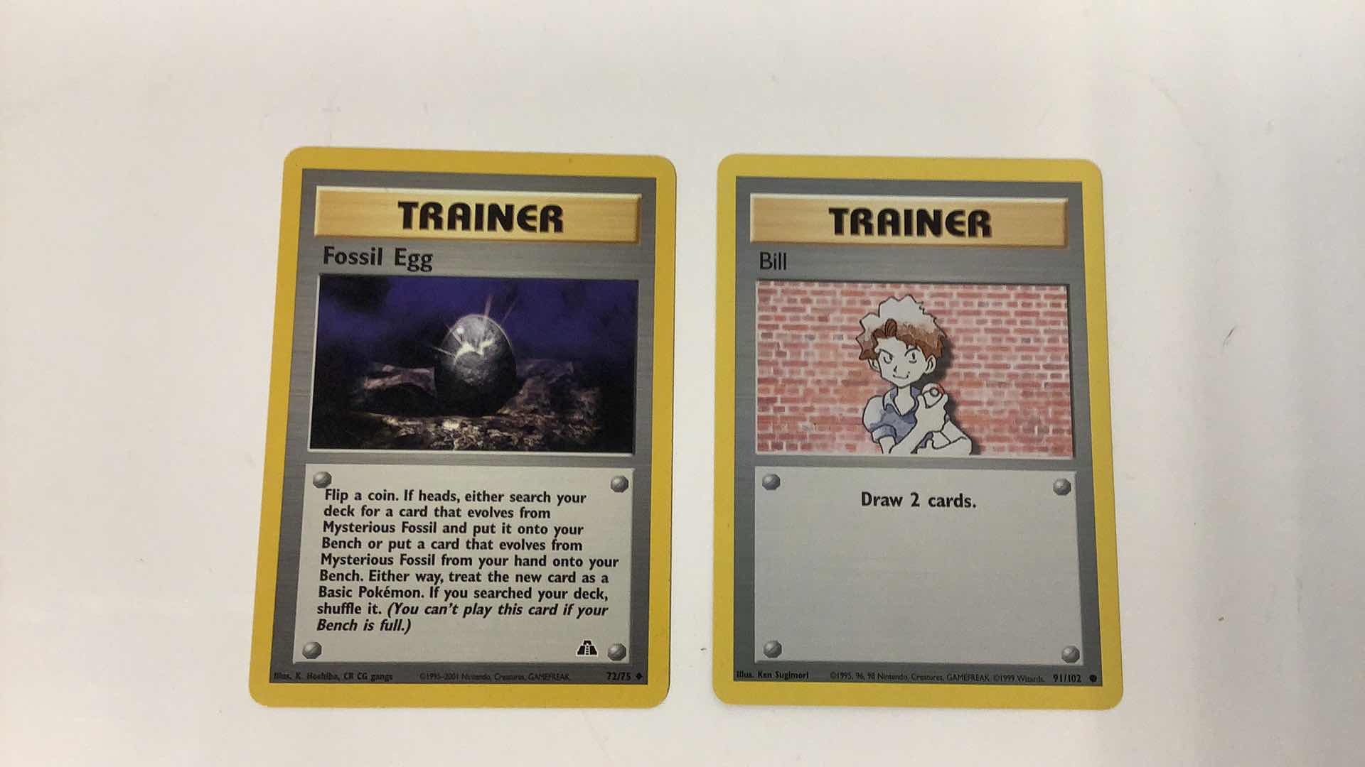 Photo 1 of 2  1995 POKÉMON TRAINER CARDS
