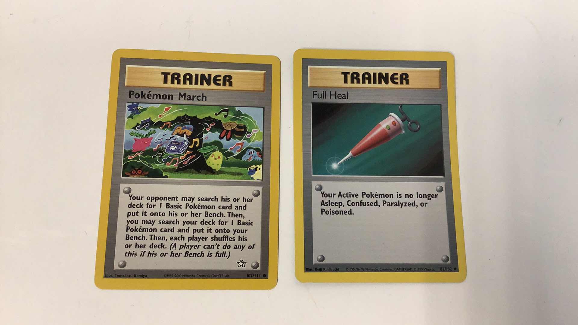 Photo 1 of 2  1995 POKÉMON TRAINER CARDS