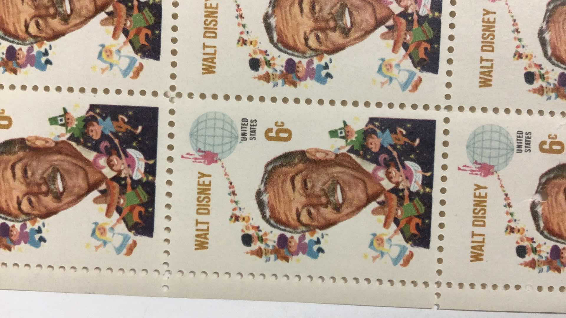 Photo 1 of 1968 WALT DISNEY STAMPS