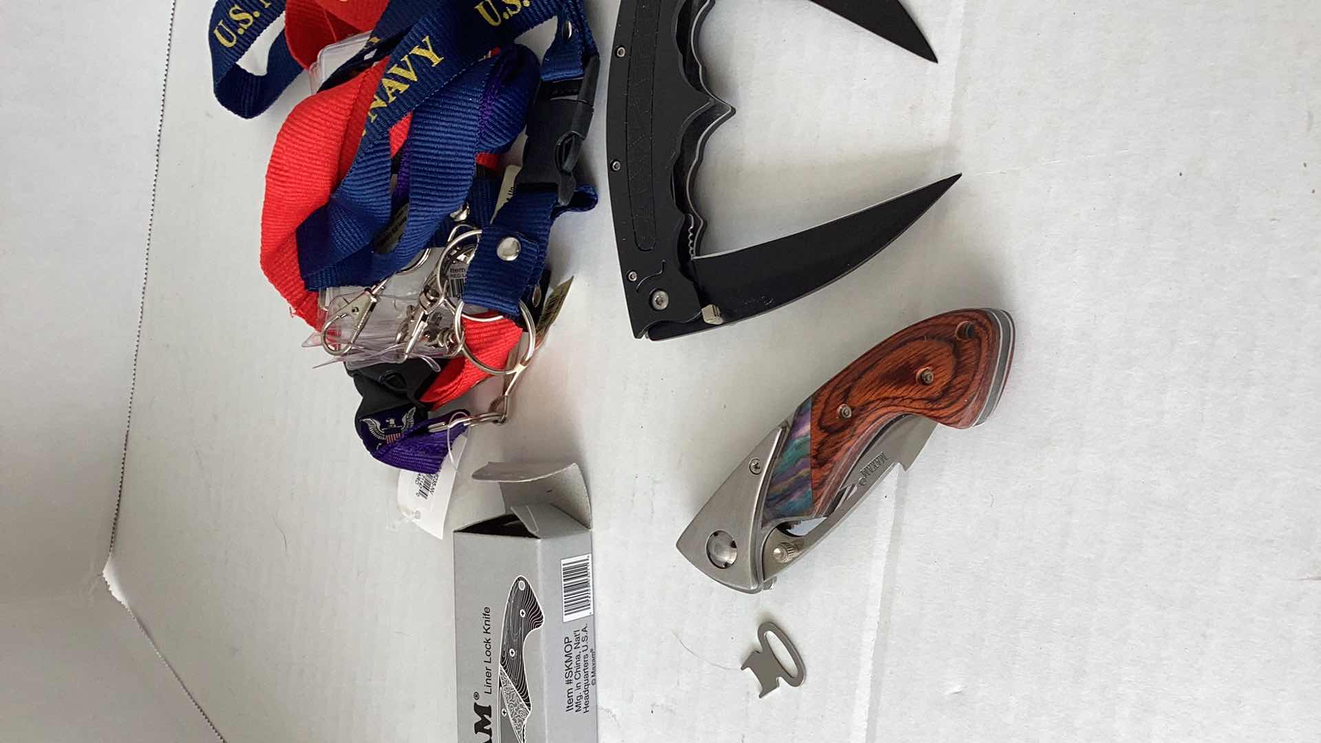 Photo 1 of ARMED FORCES LANYARDS AND KNIVES