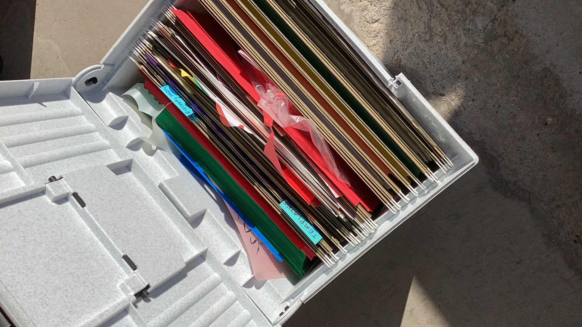 Photo 1 of FILE CABINET FULL OF CONSTRUCTION PAPER