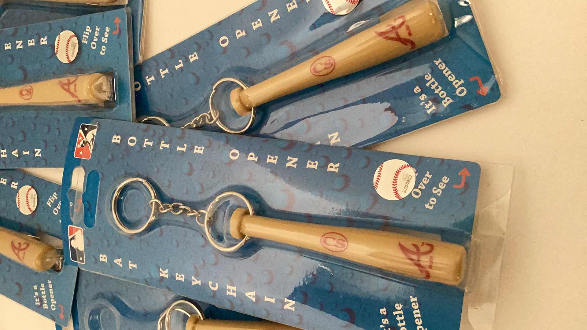 Photo 1 of 10 CALIFORNIA ANGELS KEYCHAIN BOTTLE OPENERS