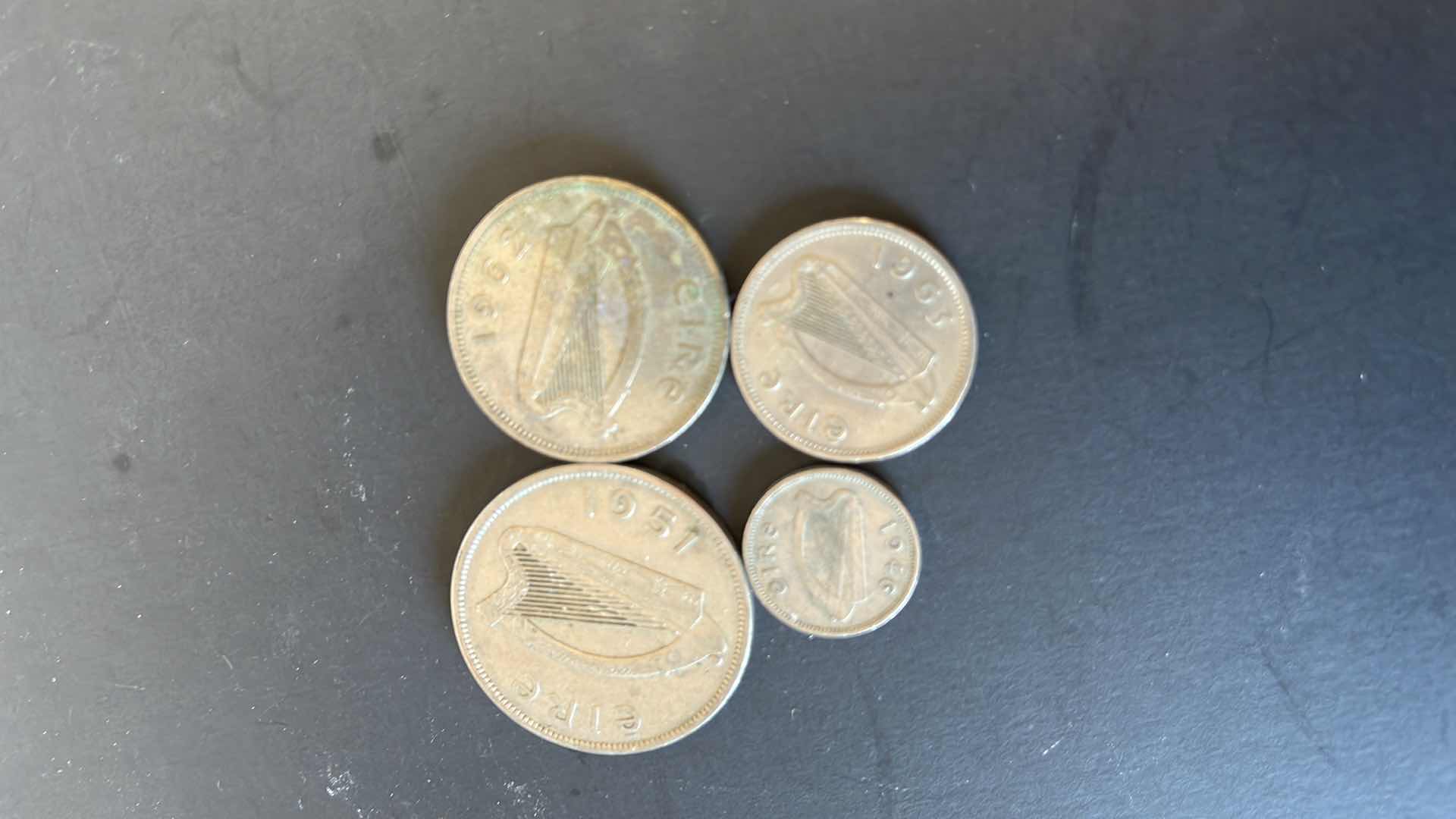 Photo 1 of IRELAND SET OF 4 COINS