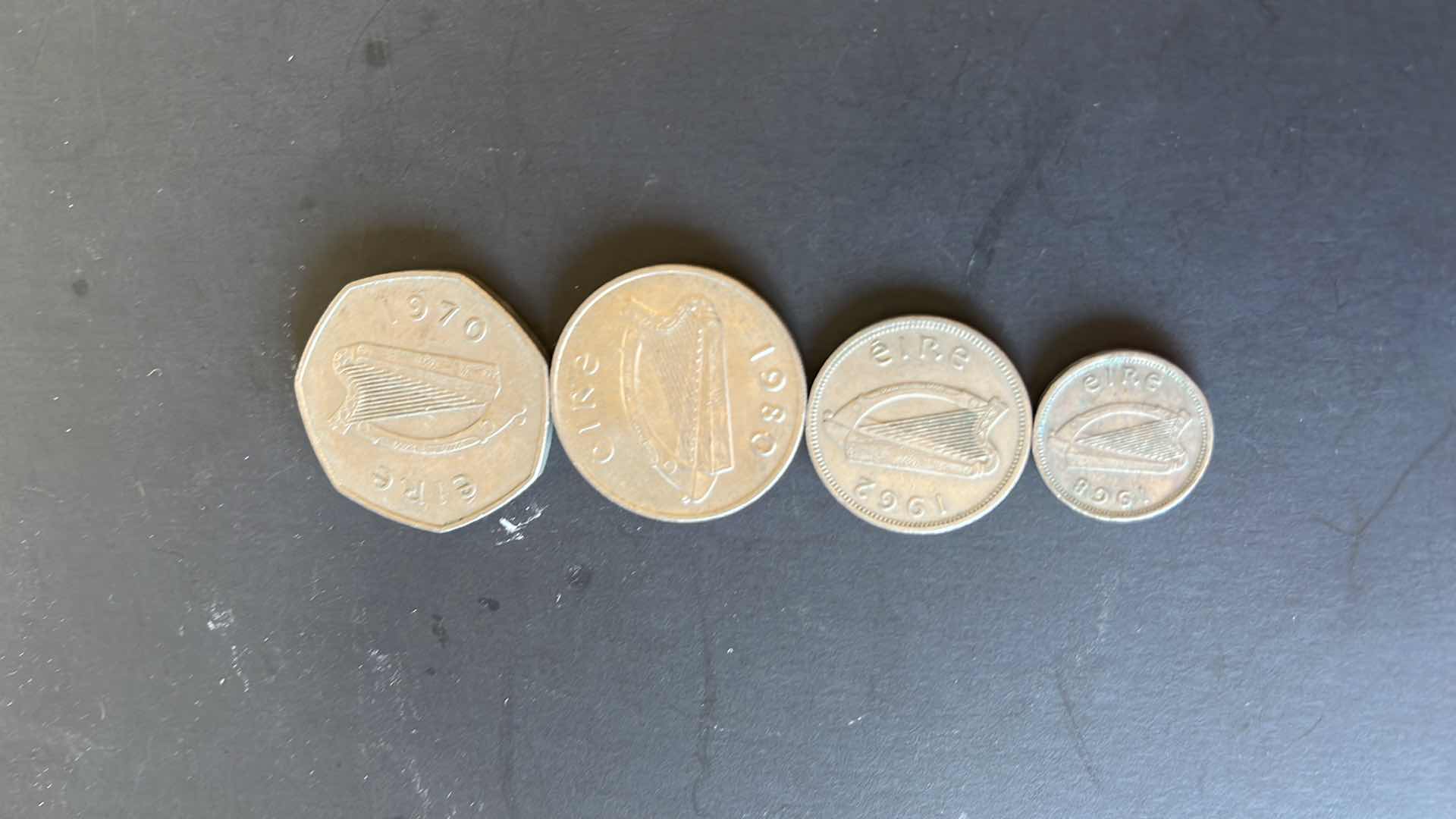 Photo 1 of IRELAND SET OF 4 COINS