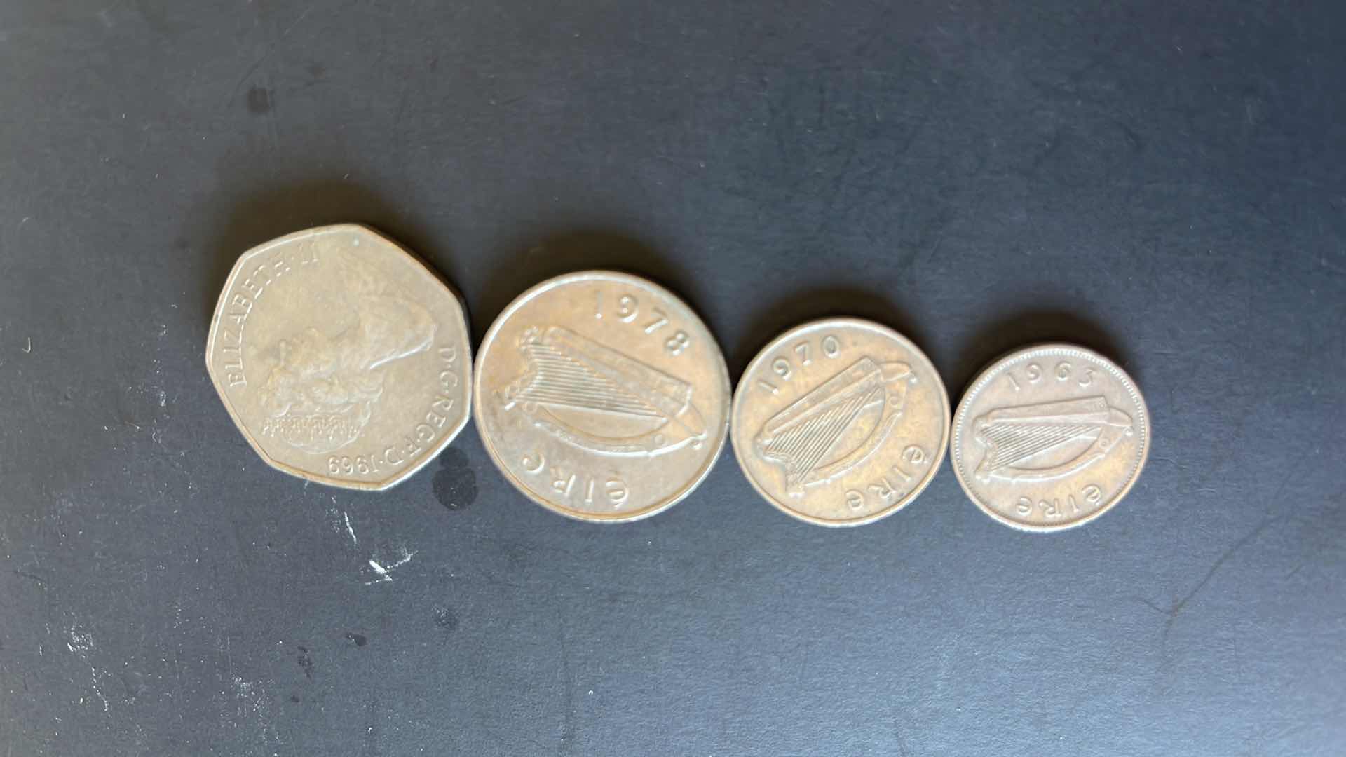 Photo 1 of IRELAND SET OF 4 COINS