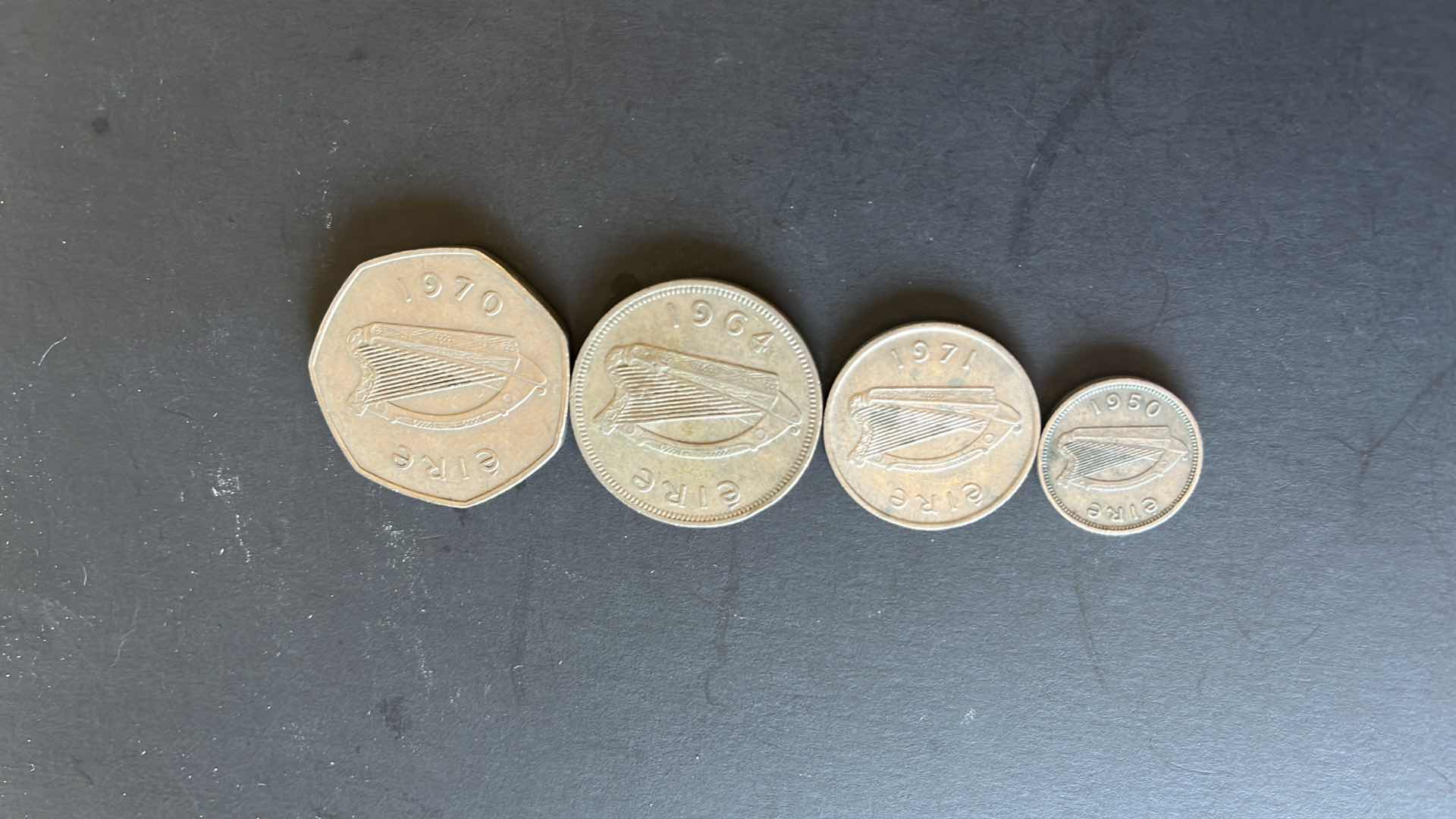 Photo 1 of IRELAND SET OF 4 COINS