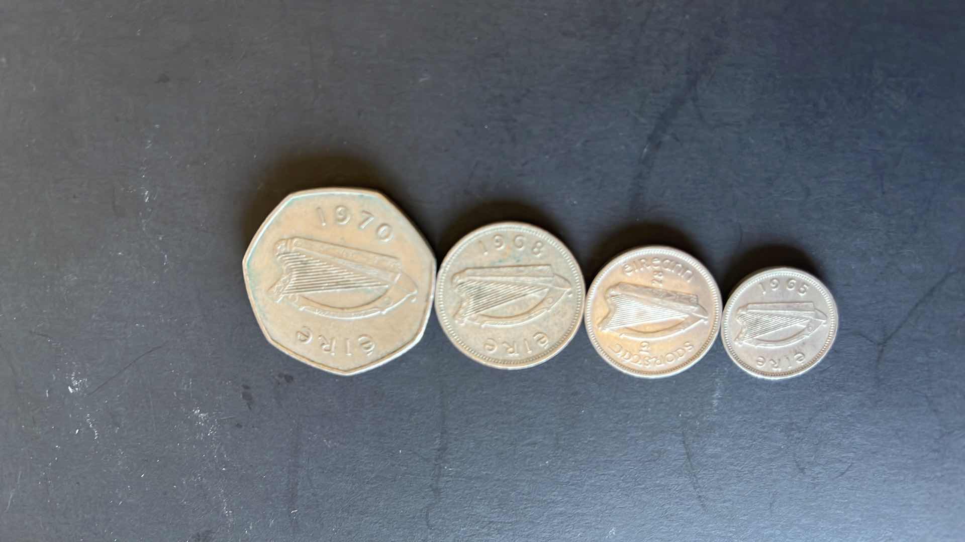 Photo 1 of IRELAND SET OF 4 COINS
