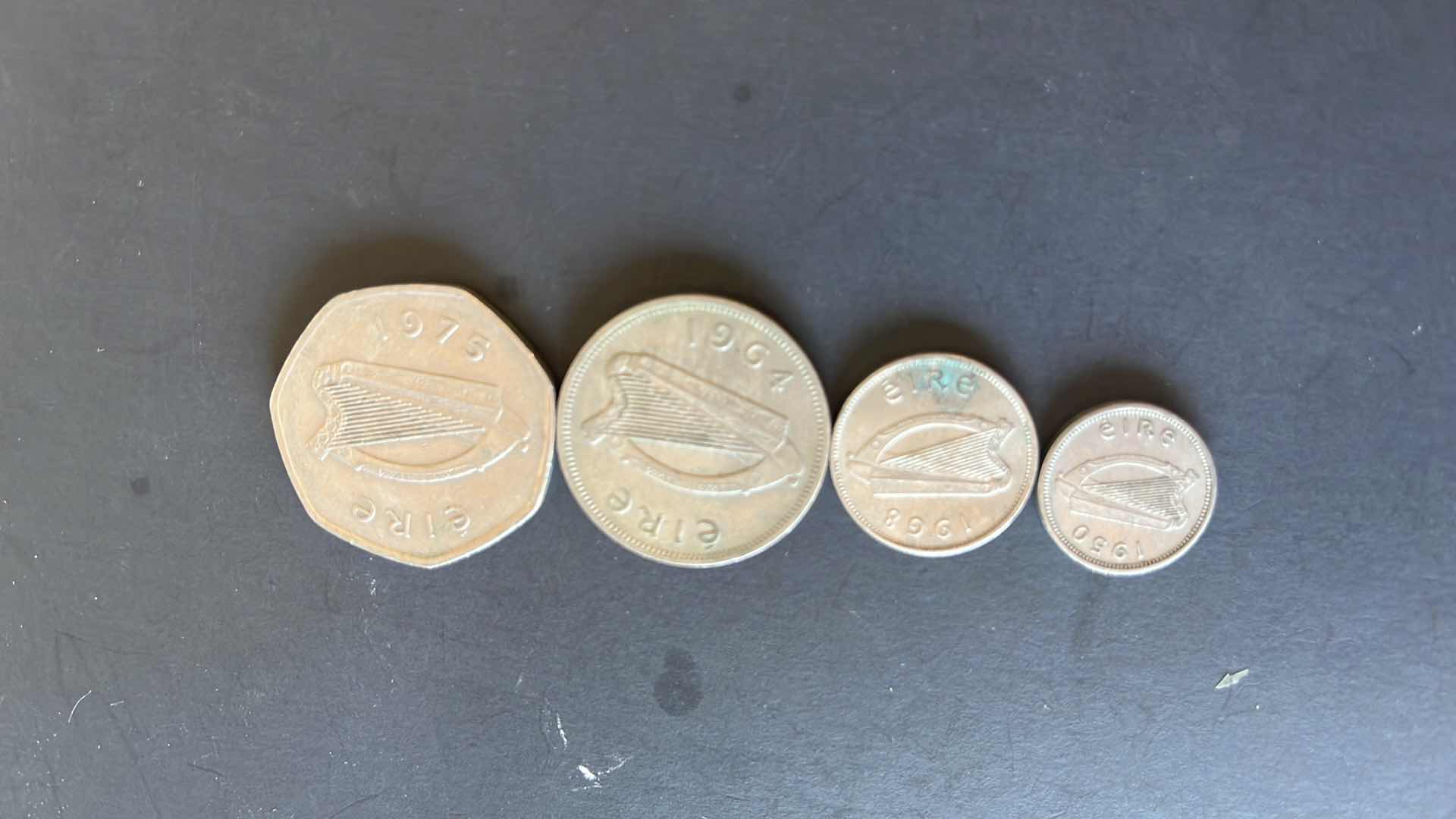 Photo 1 of IRELAND SET OF 4 COINS