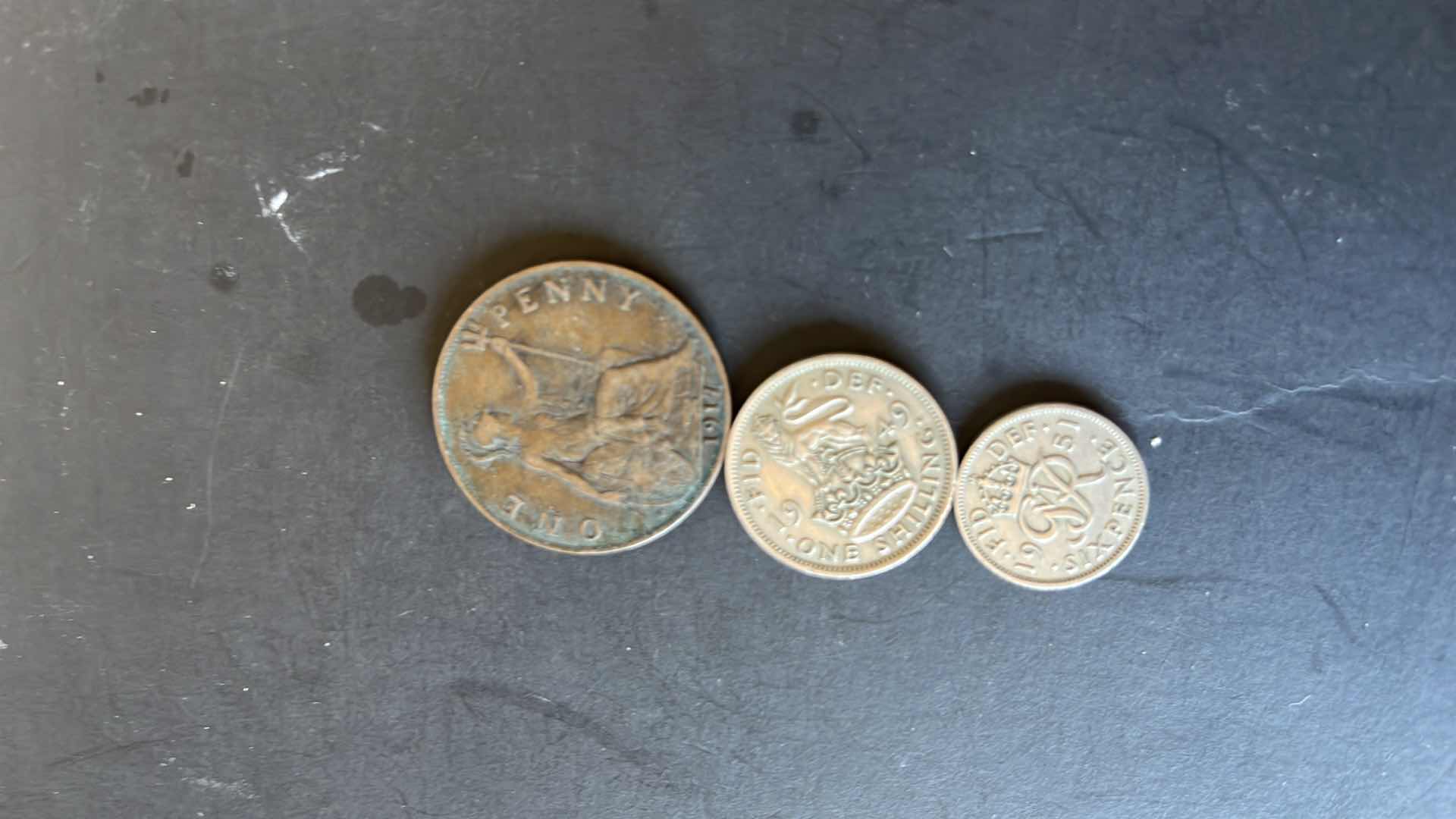 Photo 1 of ENGLAND SET OF 3 COINS