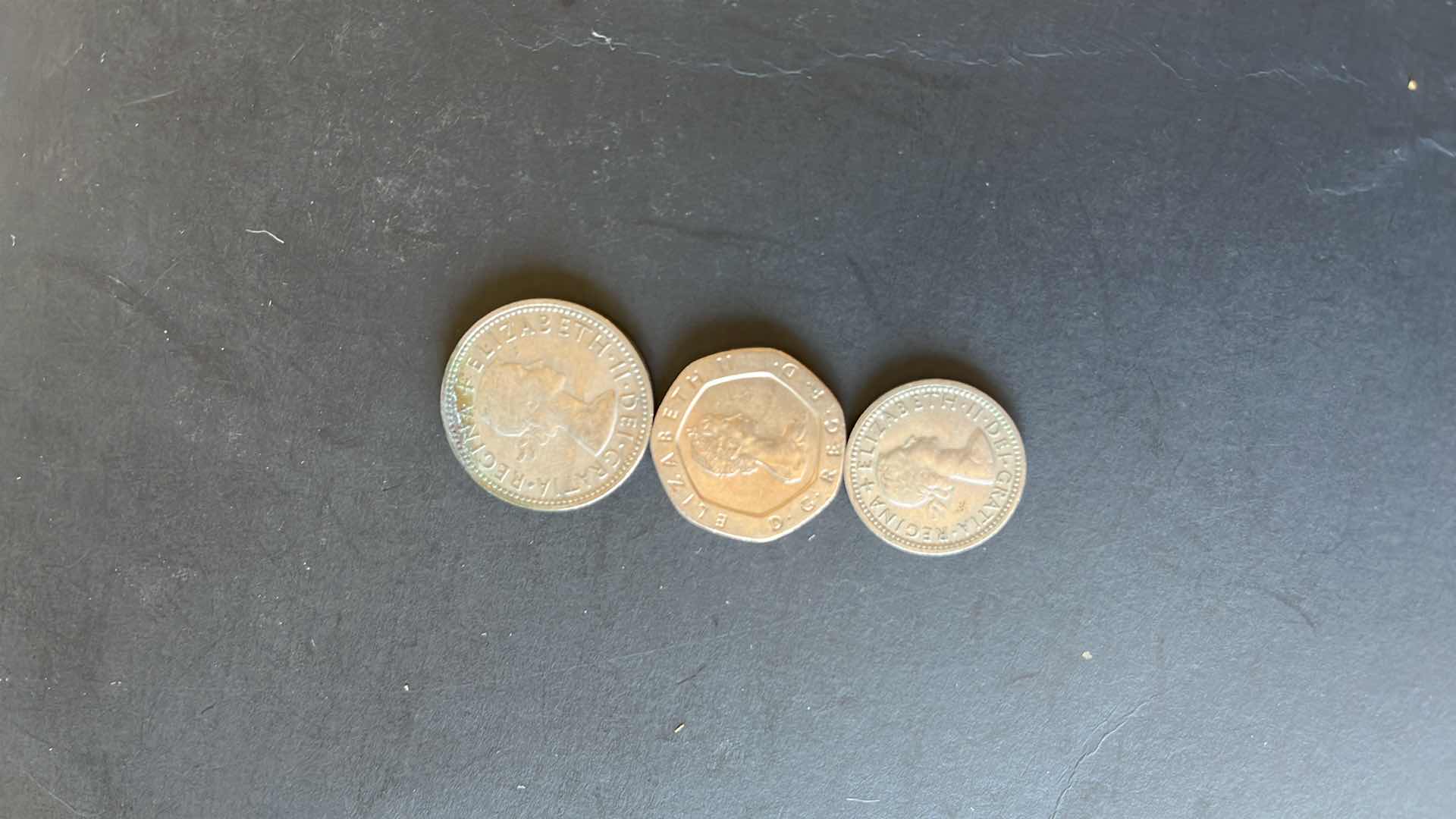 Photo 1 of ENGLAND SET OF 3 COINS