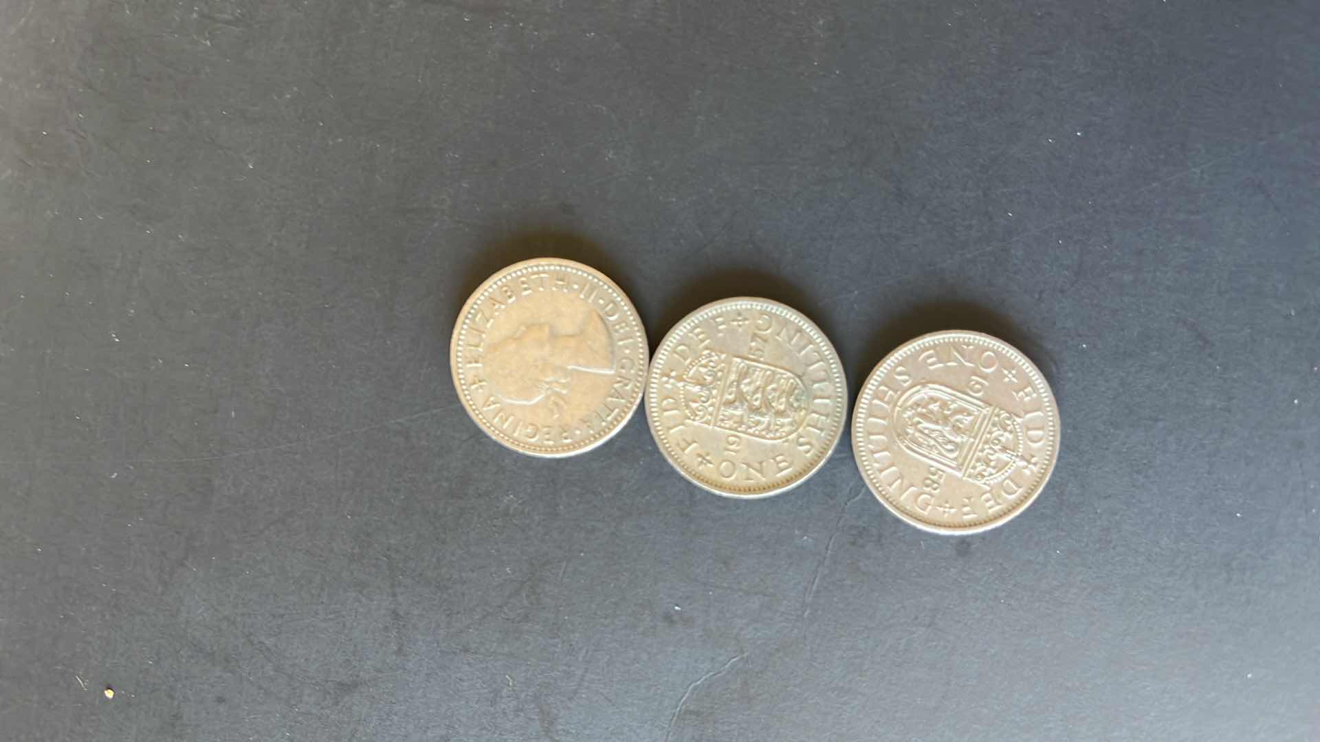 Photo 1 of ENGLAND SET OF 3 COINS