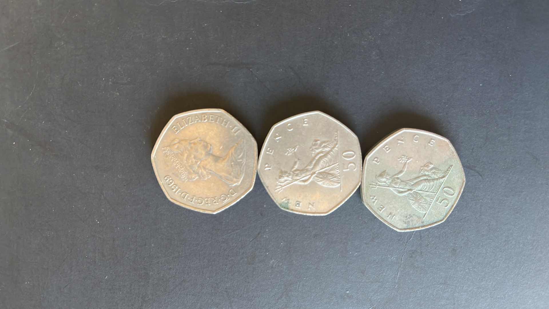 Photo 1 of ENGLAND SET OF 3 COINS