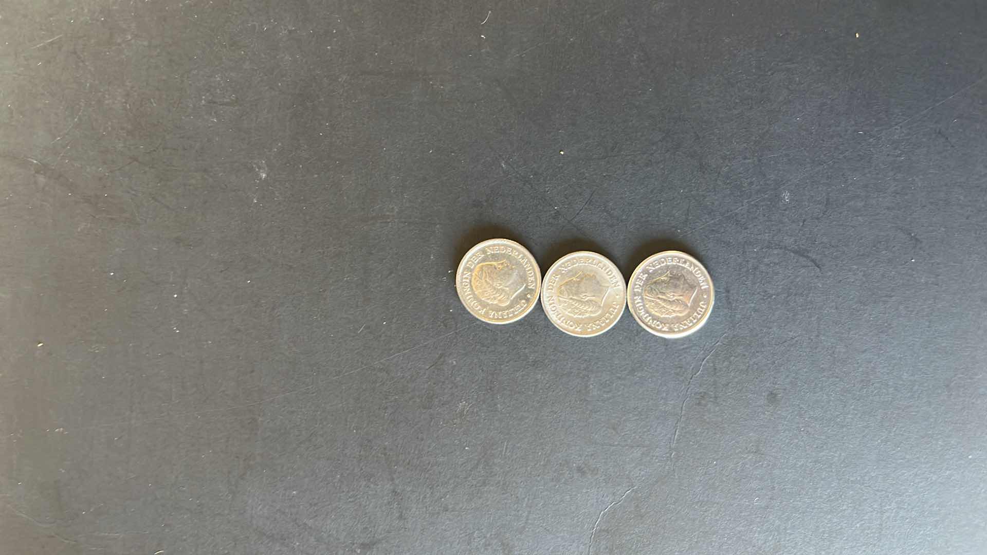 Photo 1 of NETHERLANDS SET OF 3 COINS