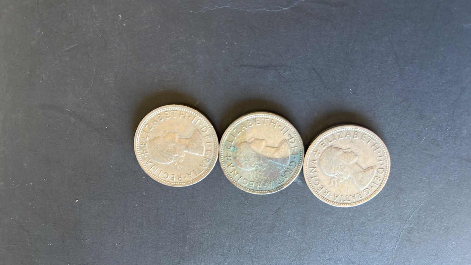 Photo 1 of ENGLAND SET OF 3 COINS