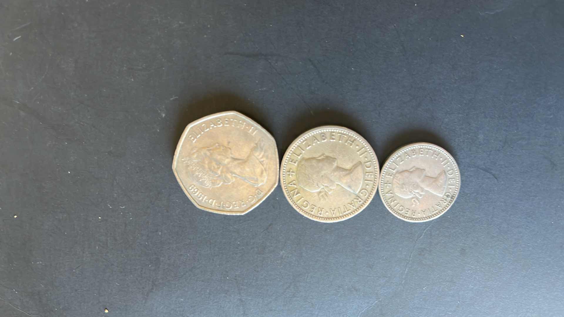 Photo 1 of ENGLAND SET OF 3 COINS